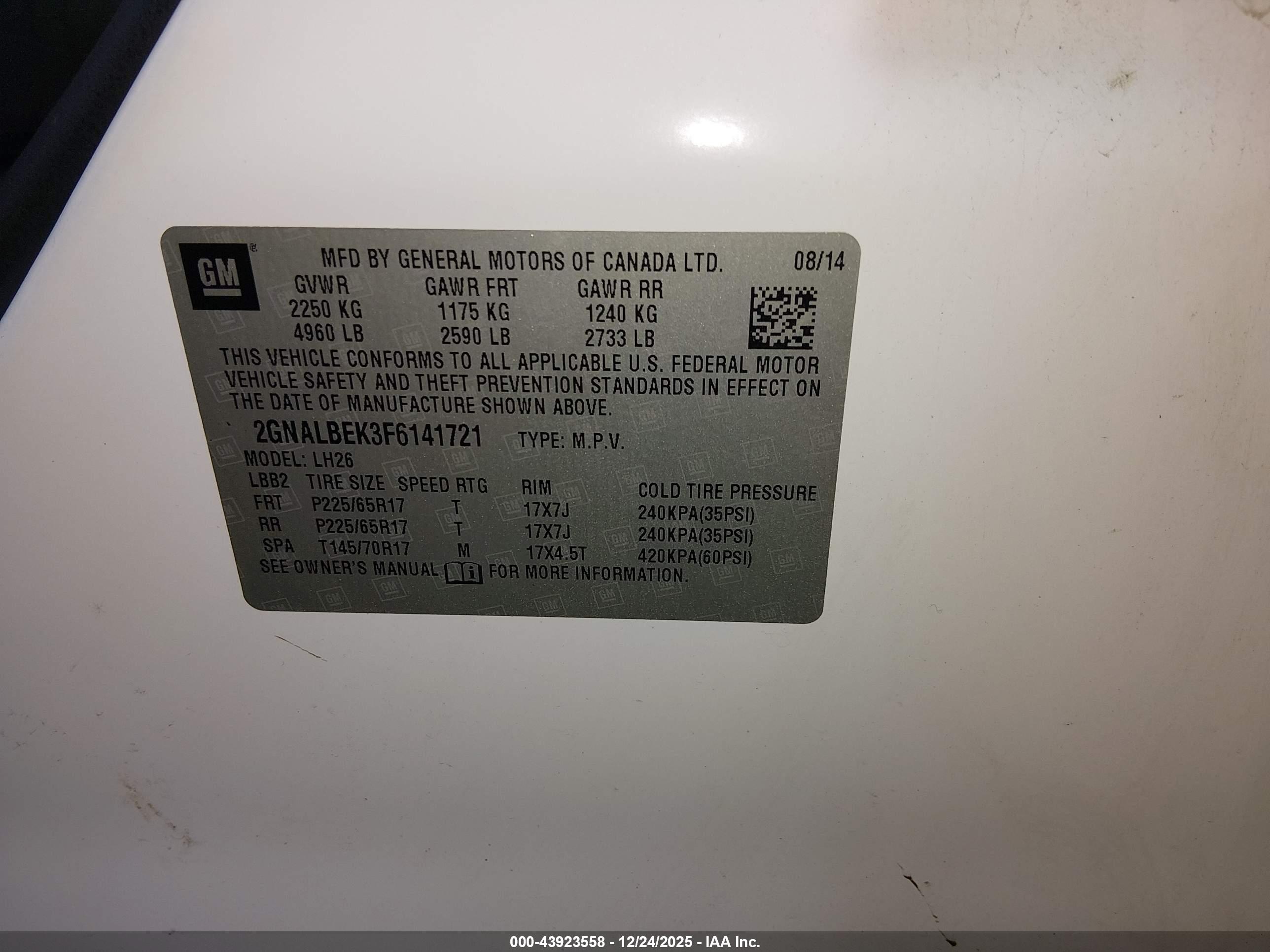 CHEVROLET EQUINOX image 9