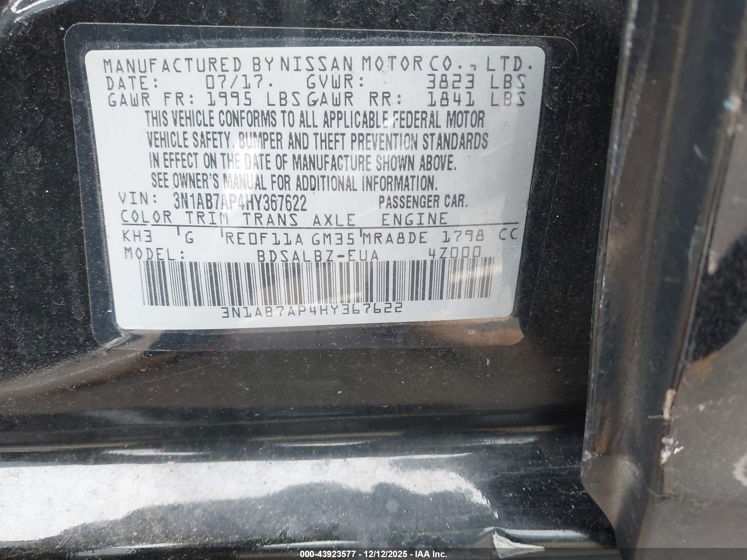 NISSAN SENTRA image 9