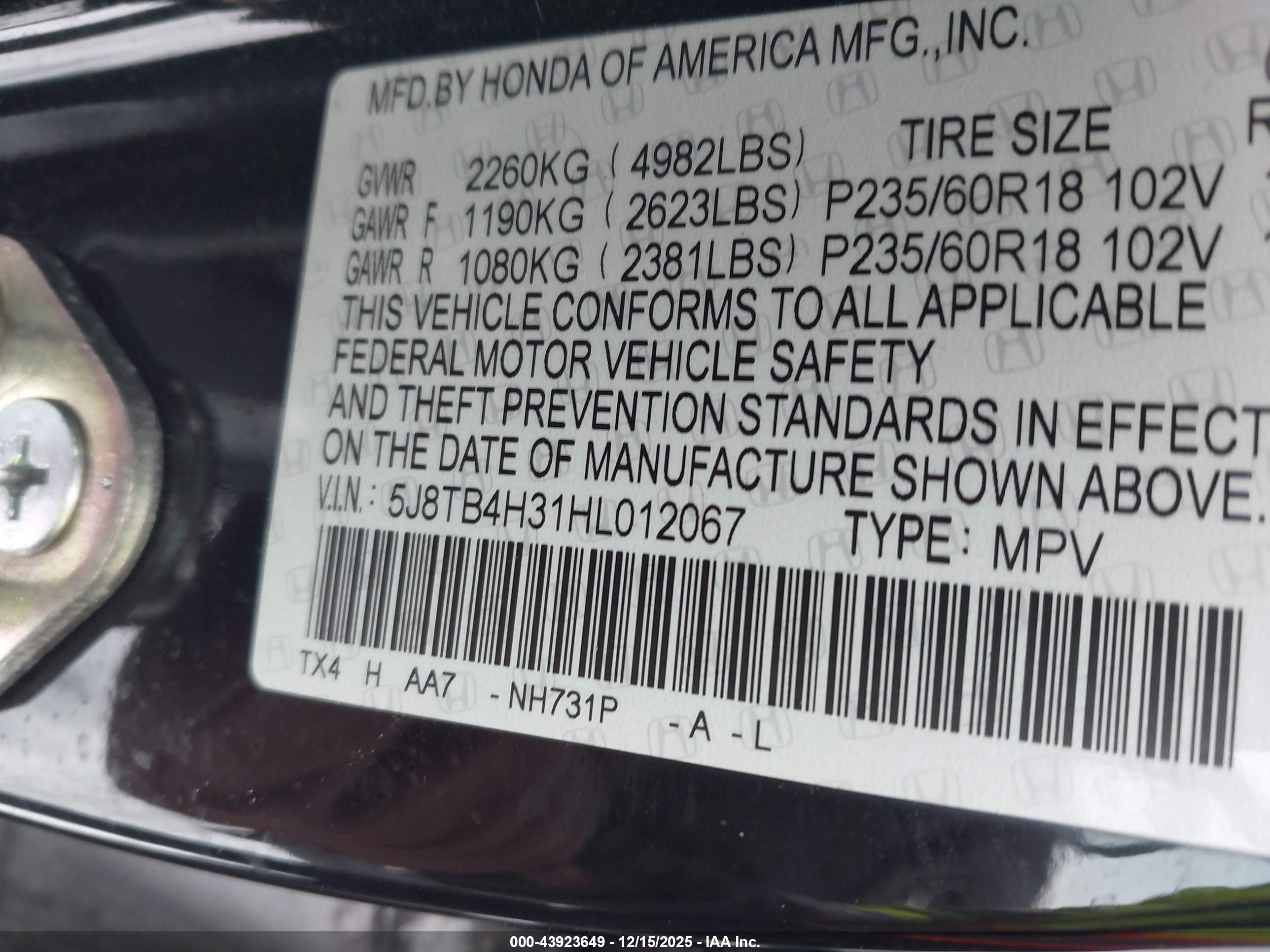 ACURA RDX image 9