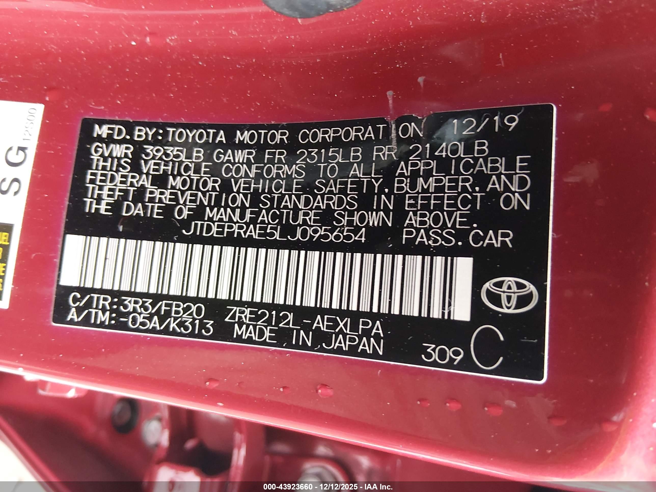 TOYOTA COROLLA image 9