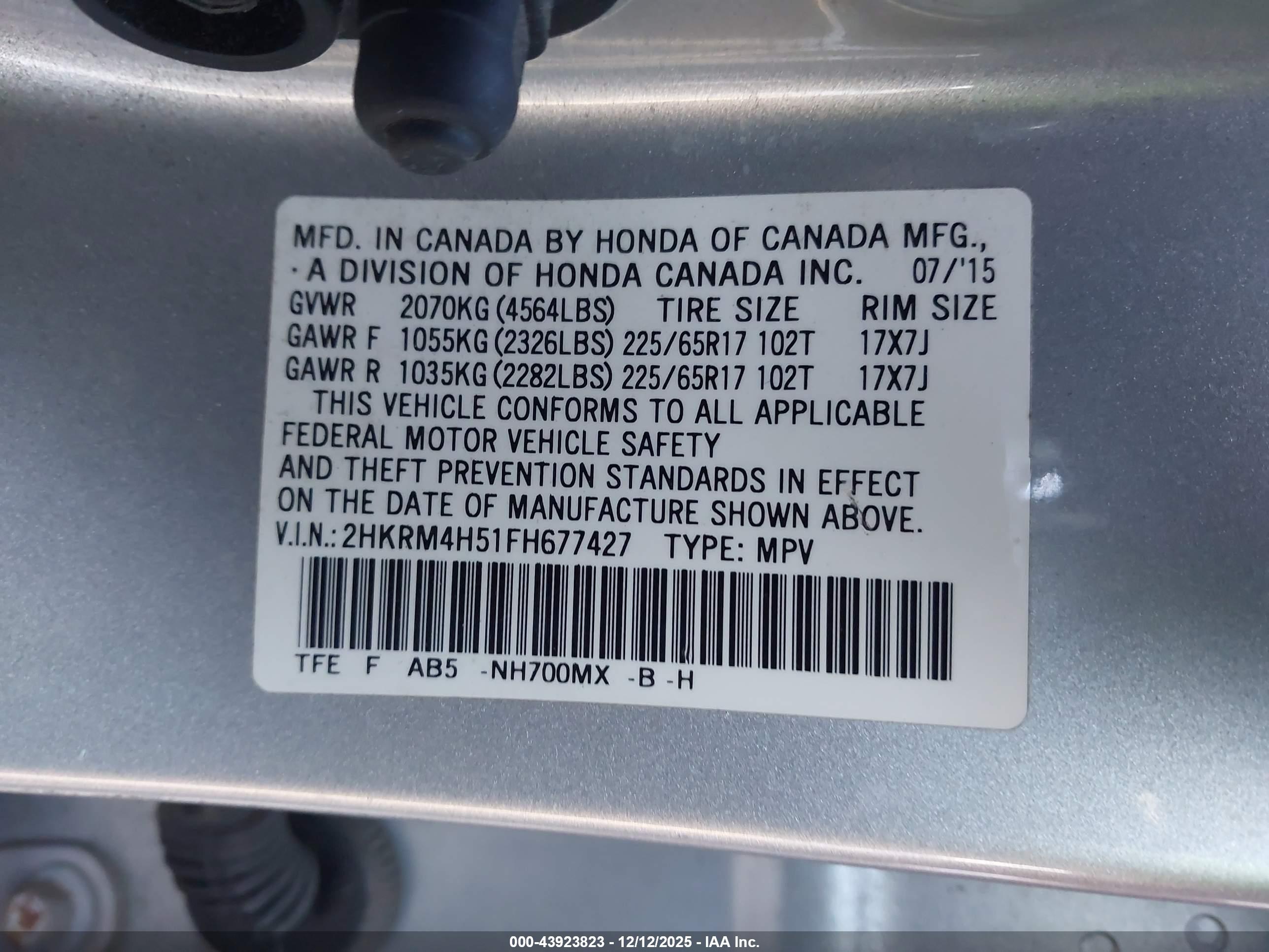 HONDA CR-V image 9