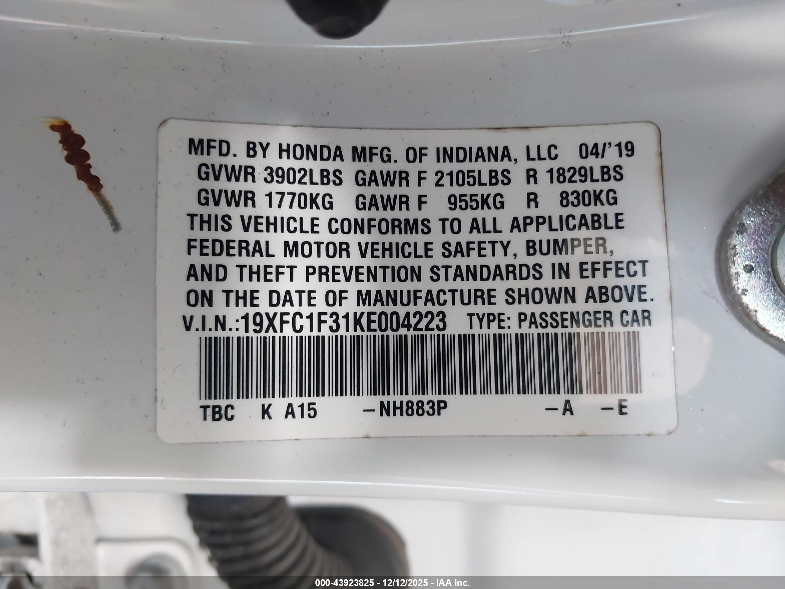 HONDA CIVIC image 9