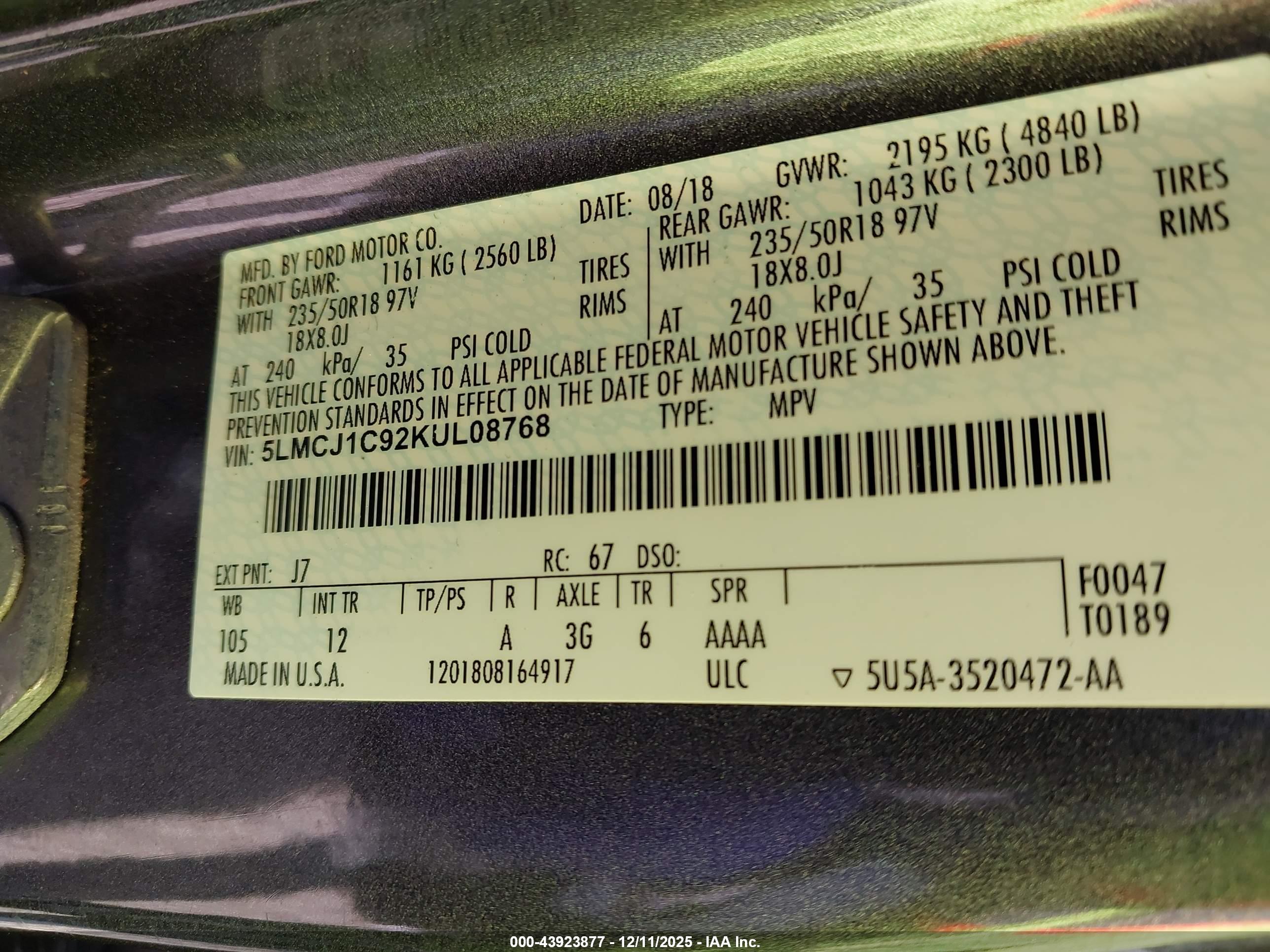 LINCOLN MKC image 9