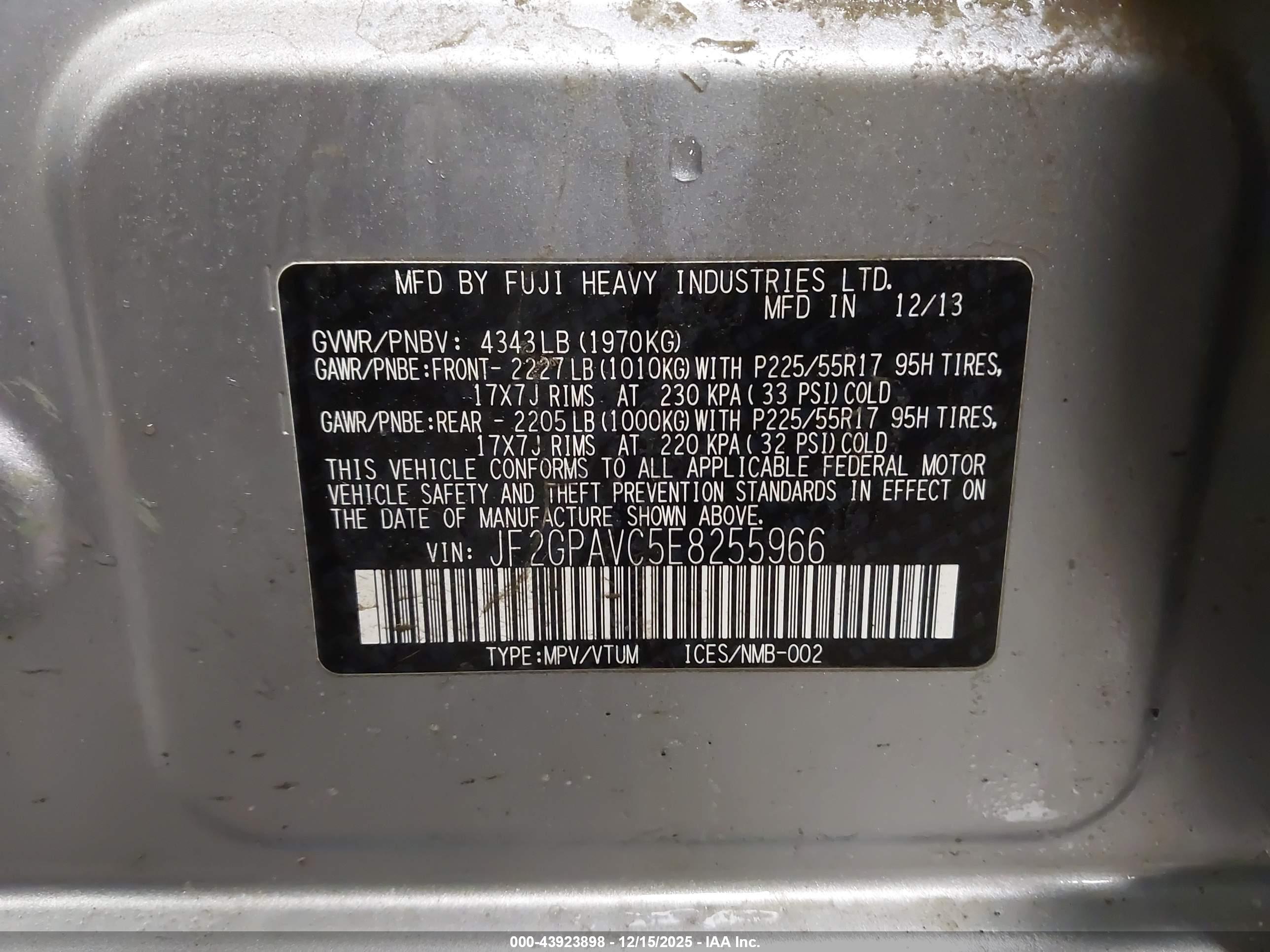 SUBARU XV image 9