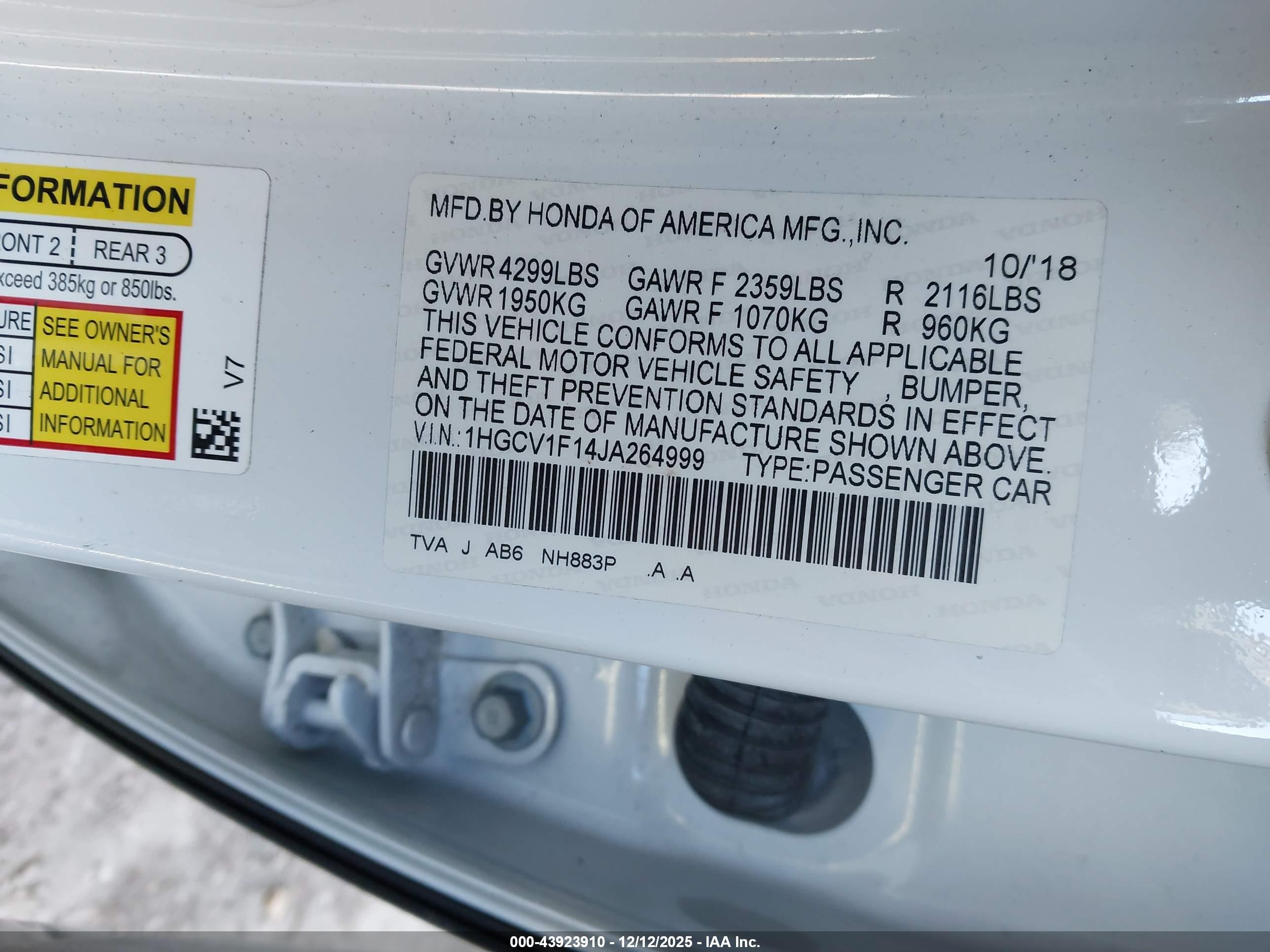 HONDA ACCORD image 9