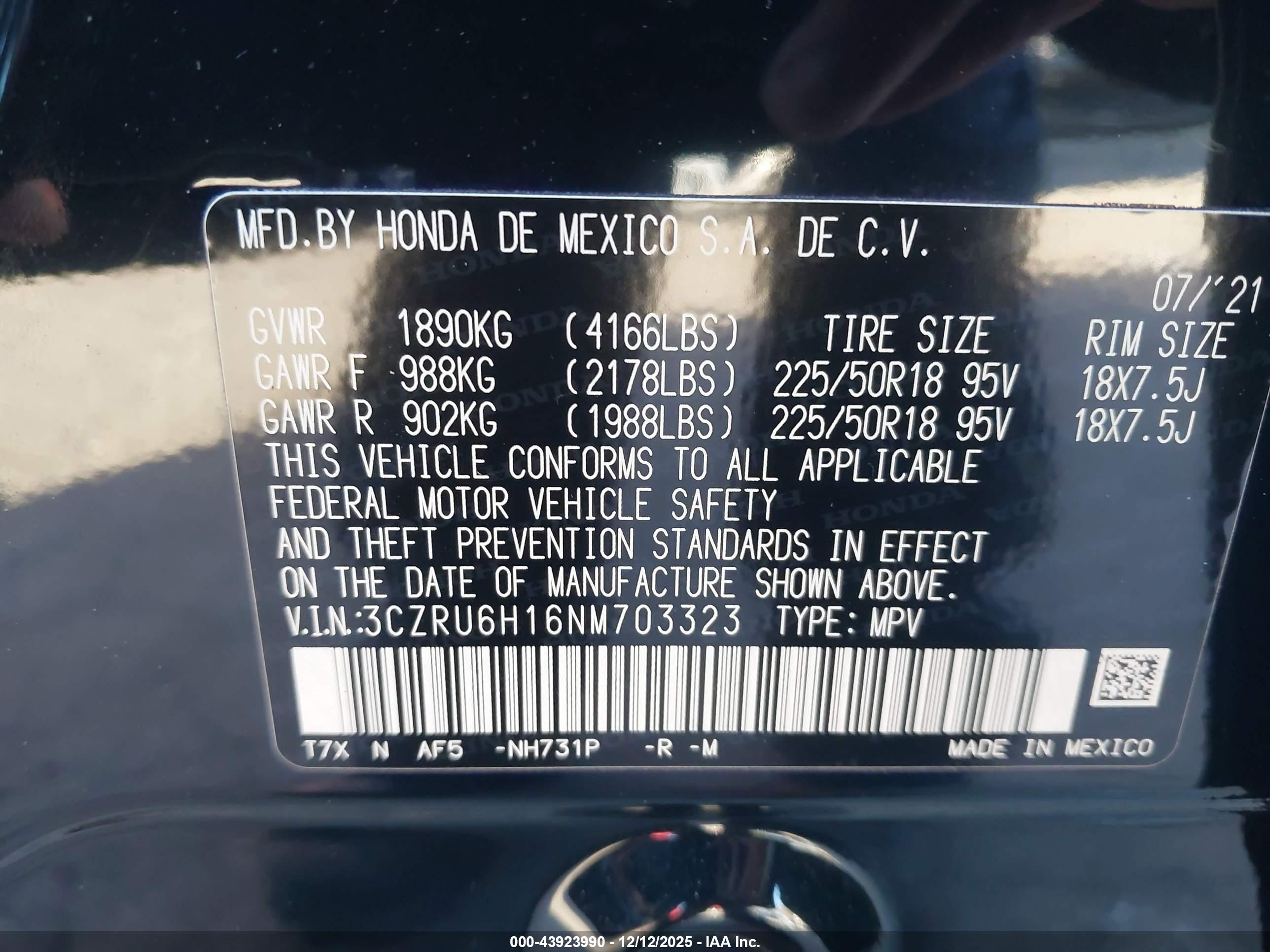 HONDA HR-V image 9