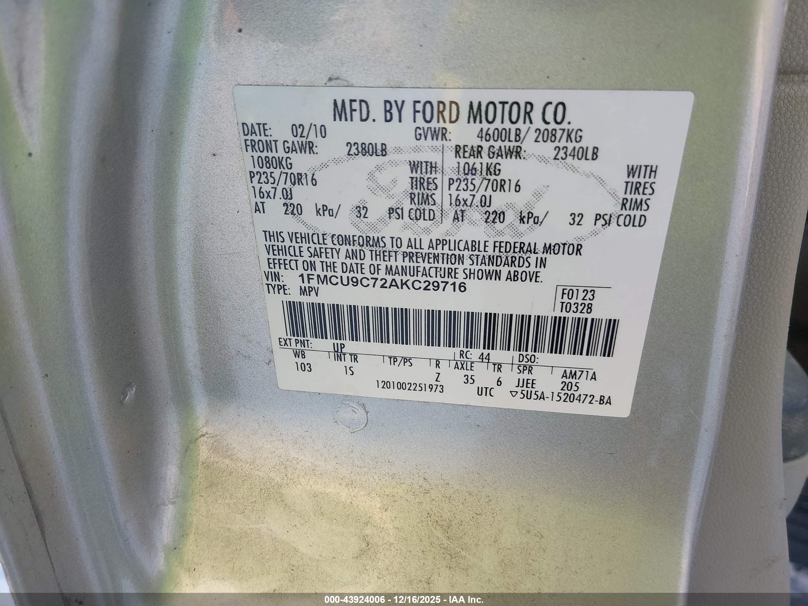 FORD ESCAPE image 9