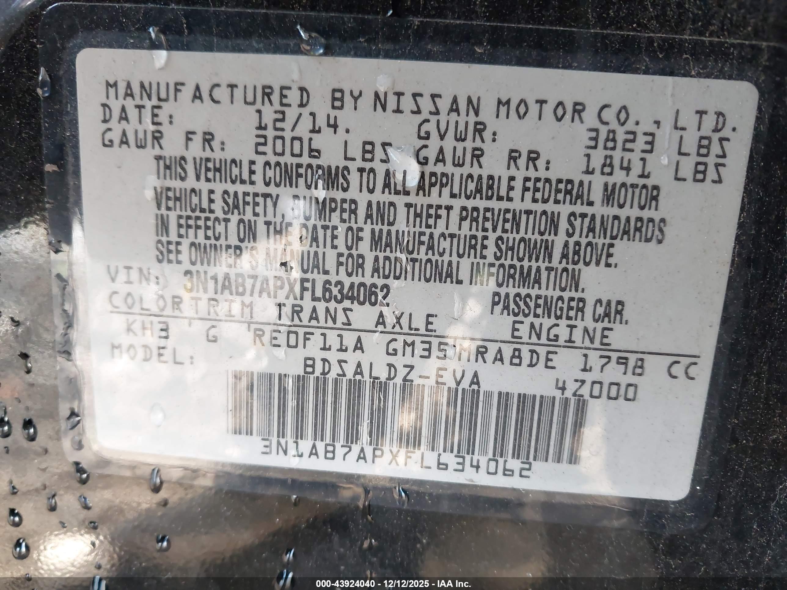 NISSAN SENTRA image 9