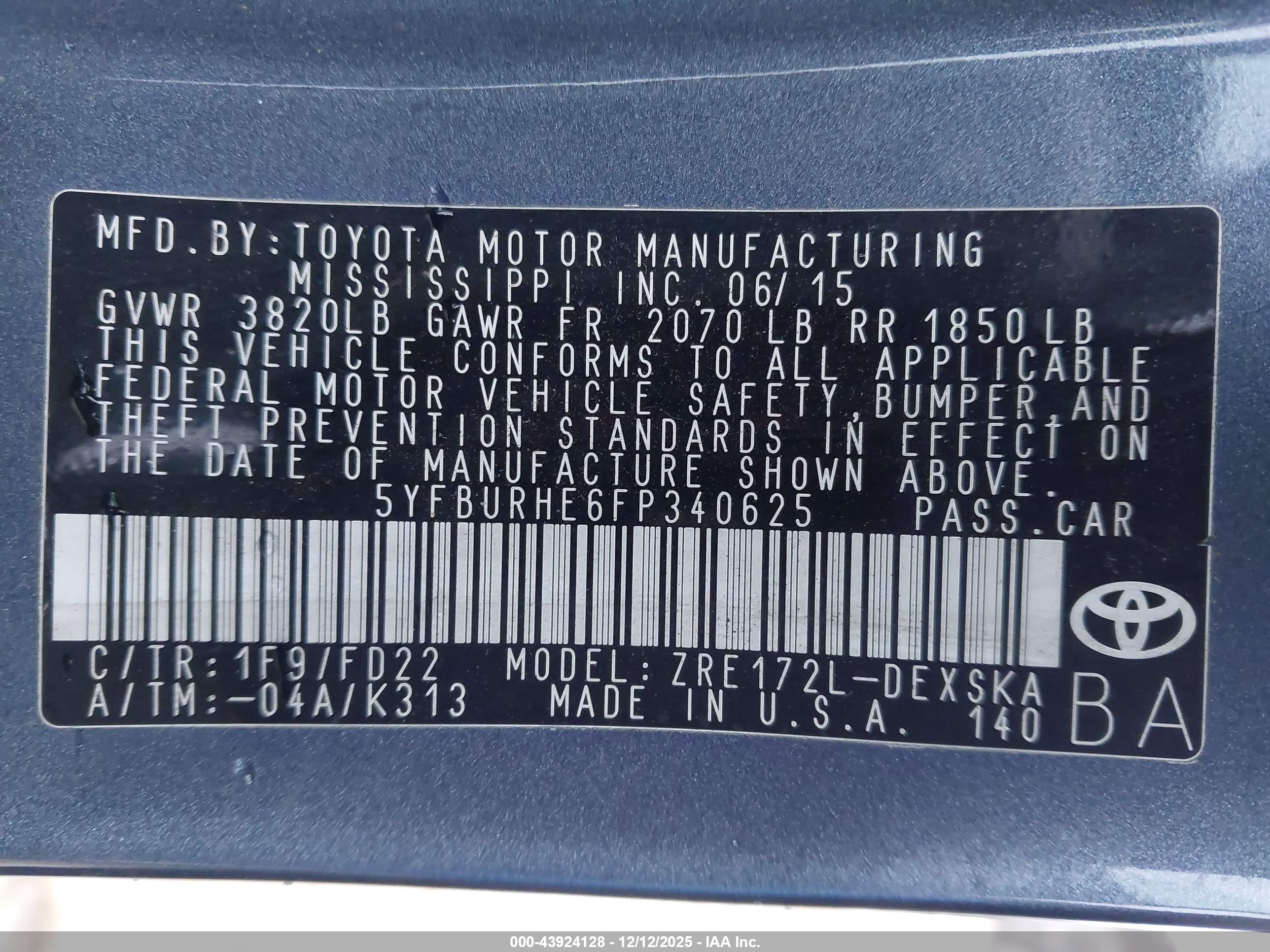TOYOTA COROLLA image 9