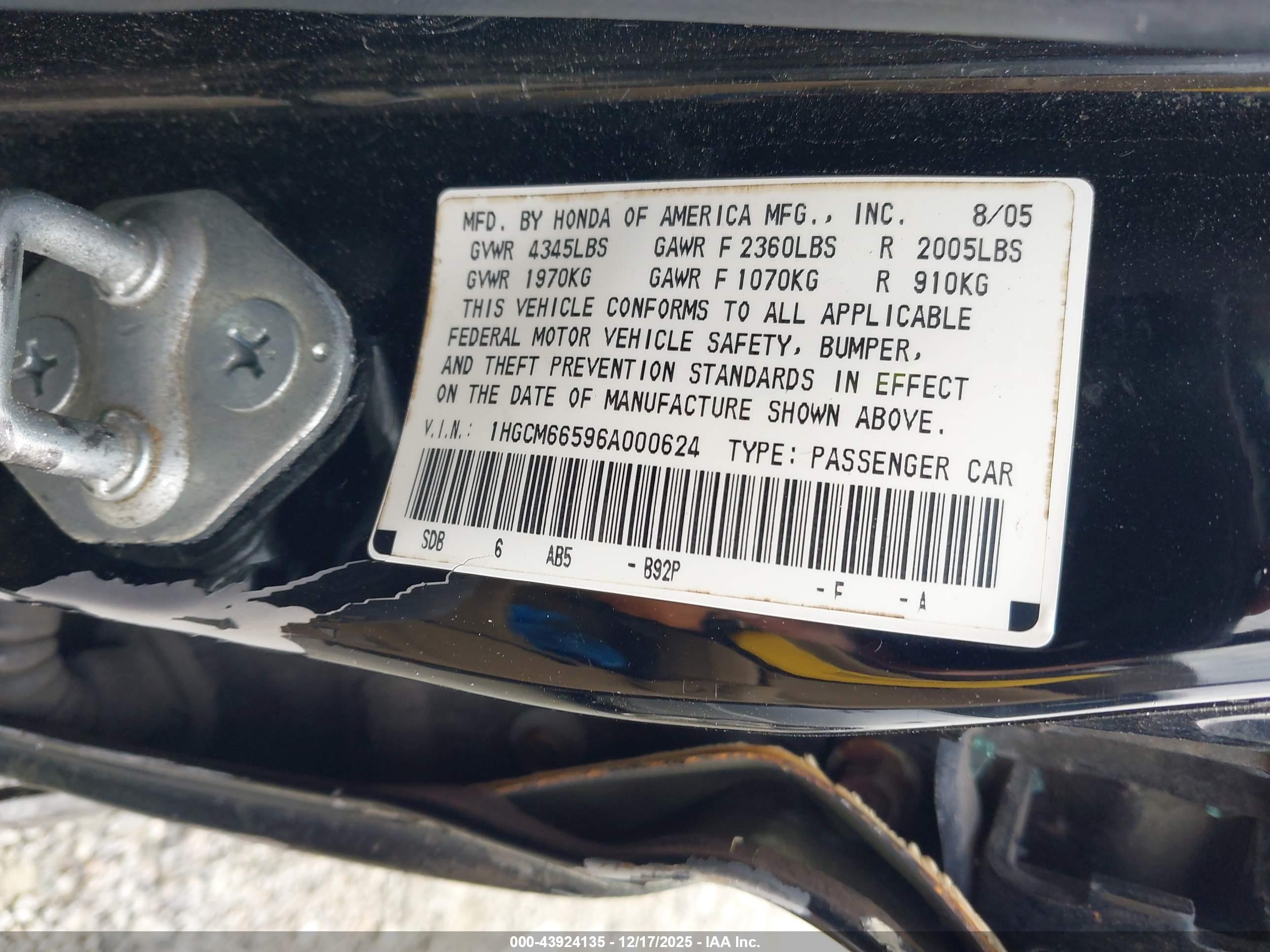 HONDA ACCORD image 9