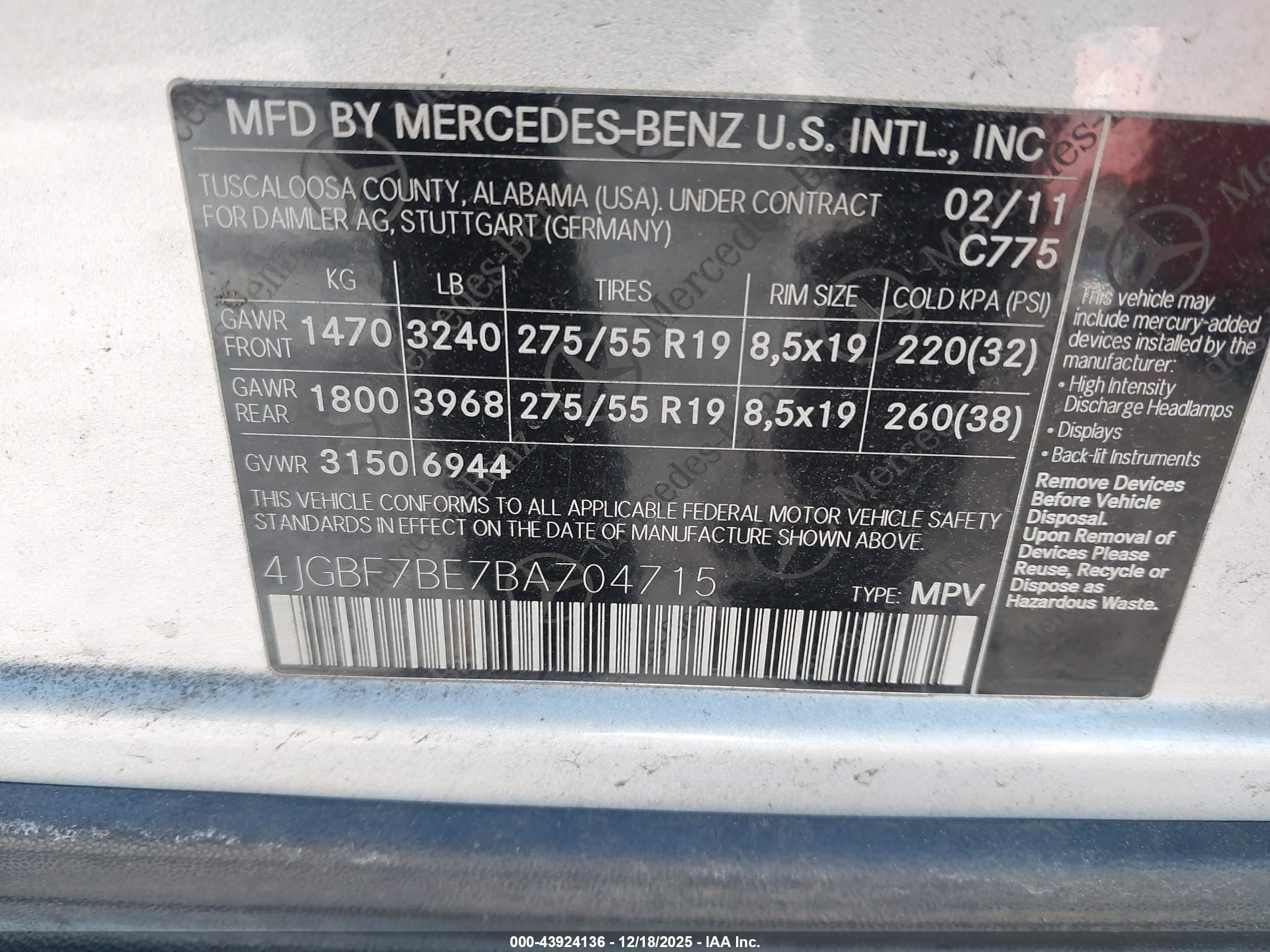 MERCEDES-BENZ GL image 9