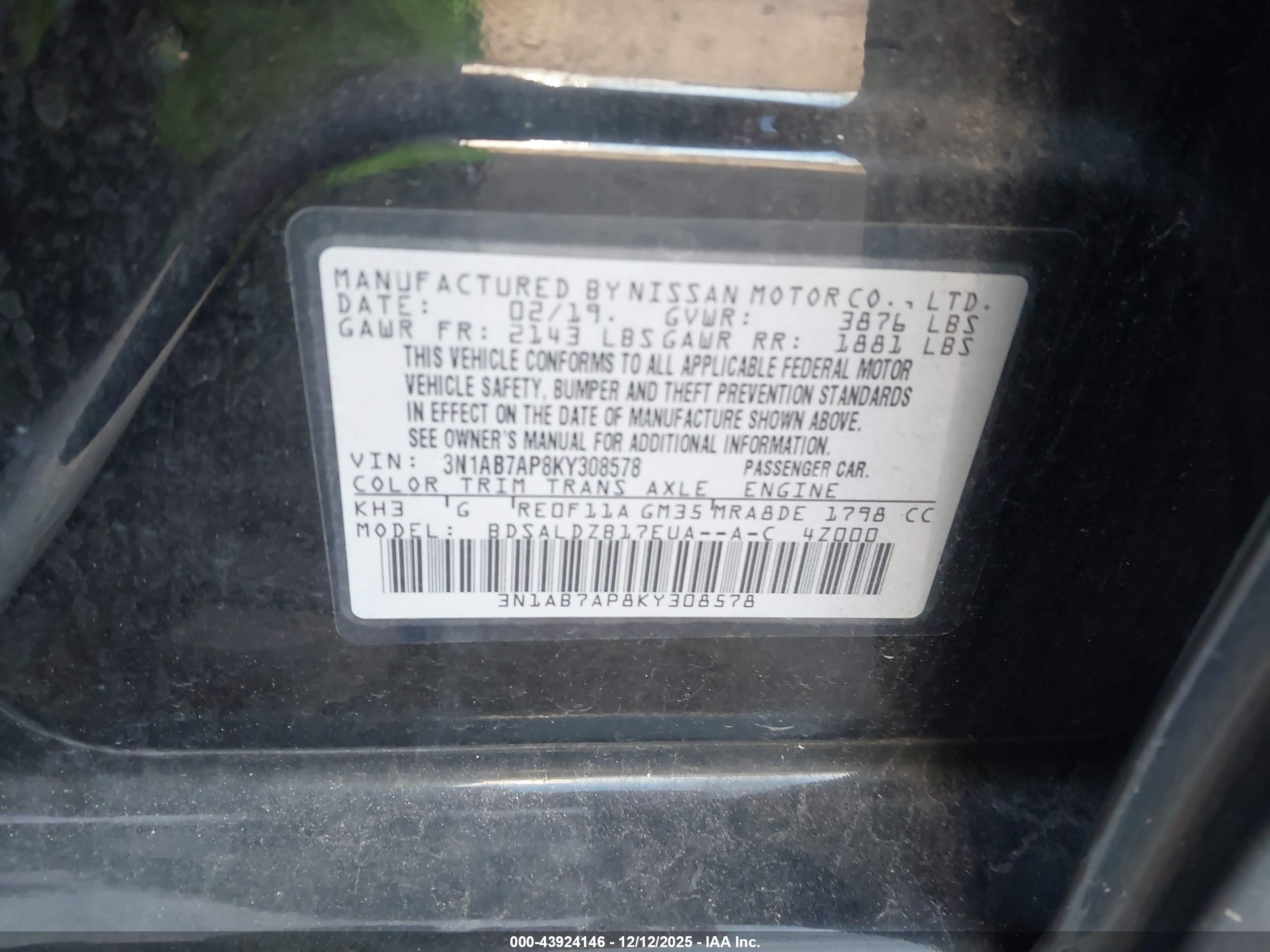 NISSAN SENTRA image 9