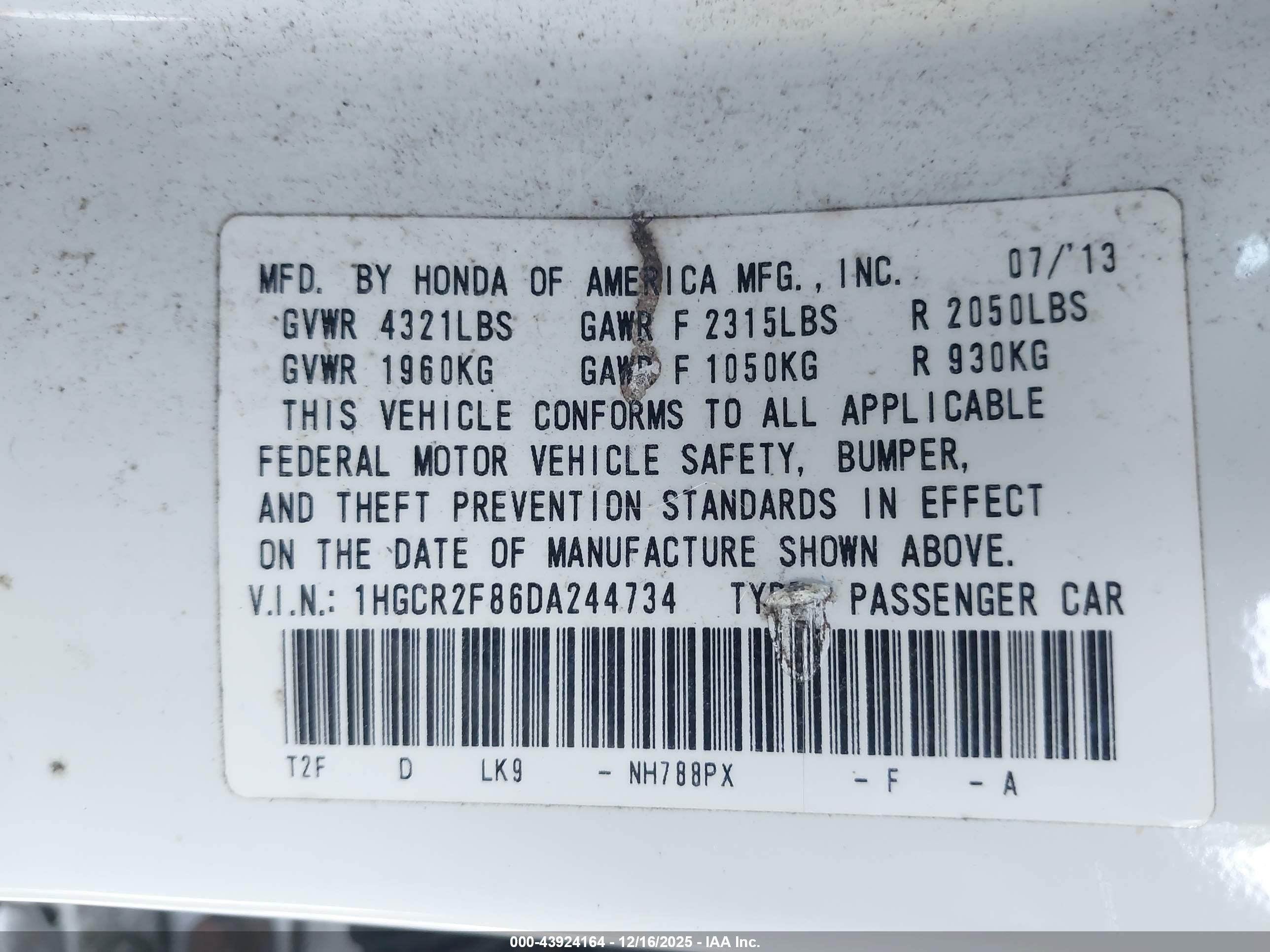 HONDA ACCORD image 9