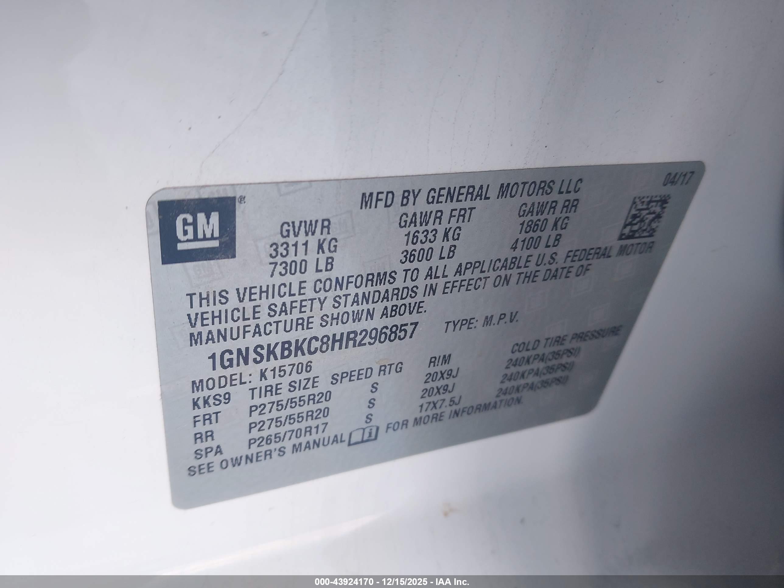 CHEVROLET TAHOE image 9