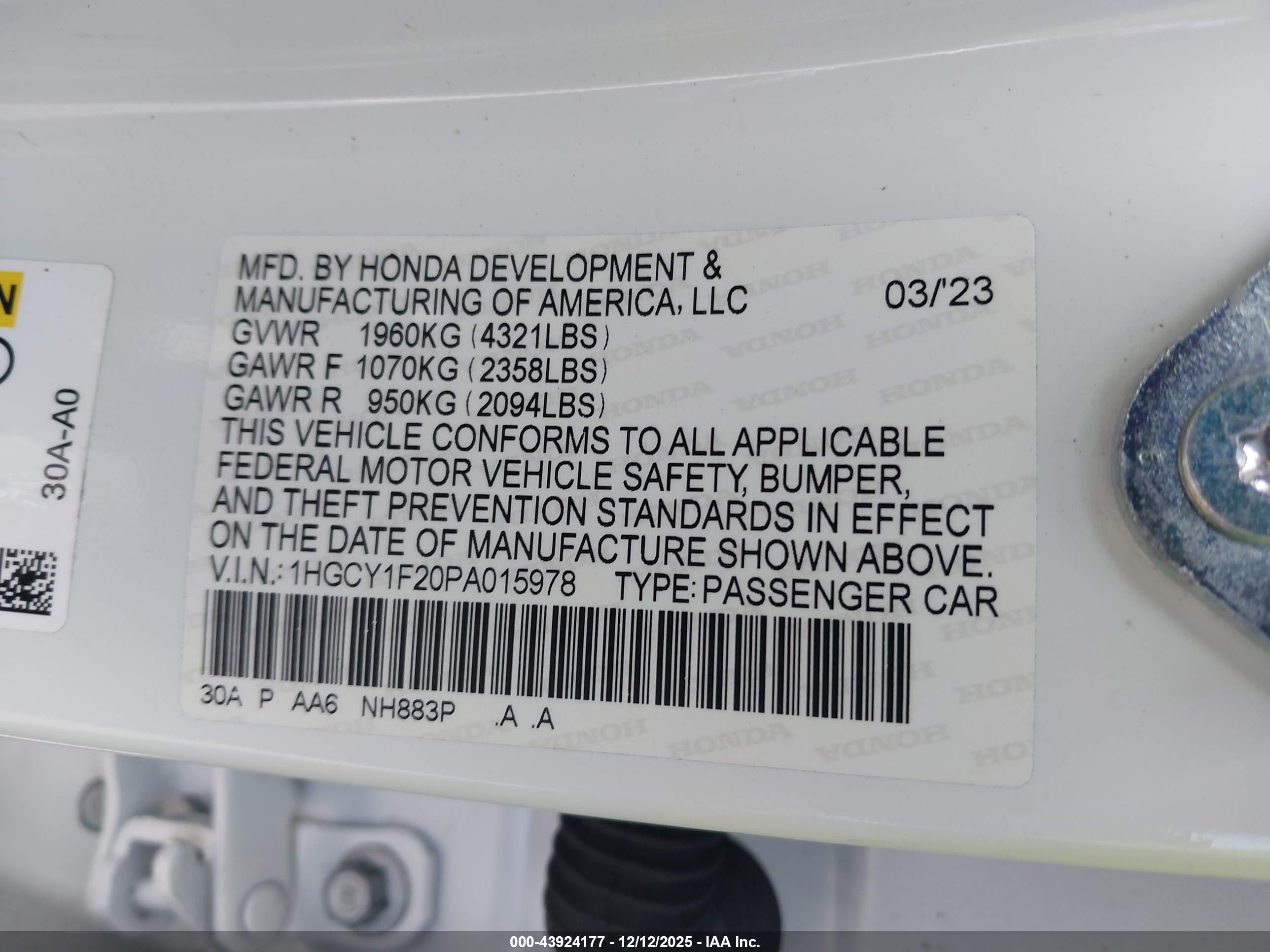 HONDA ACCORD image 9