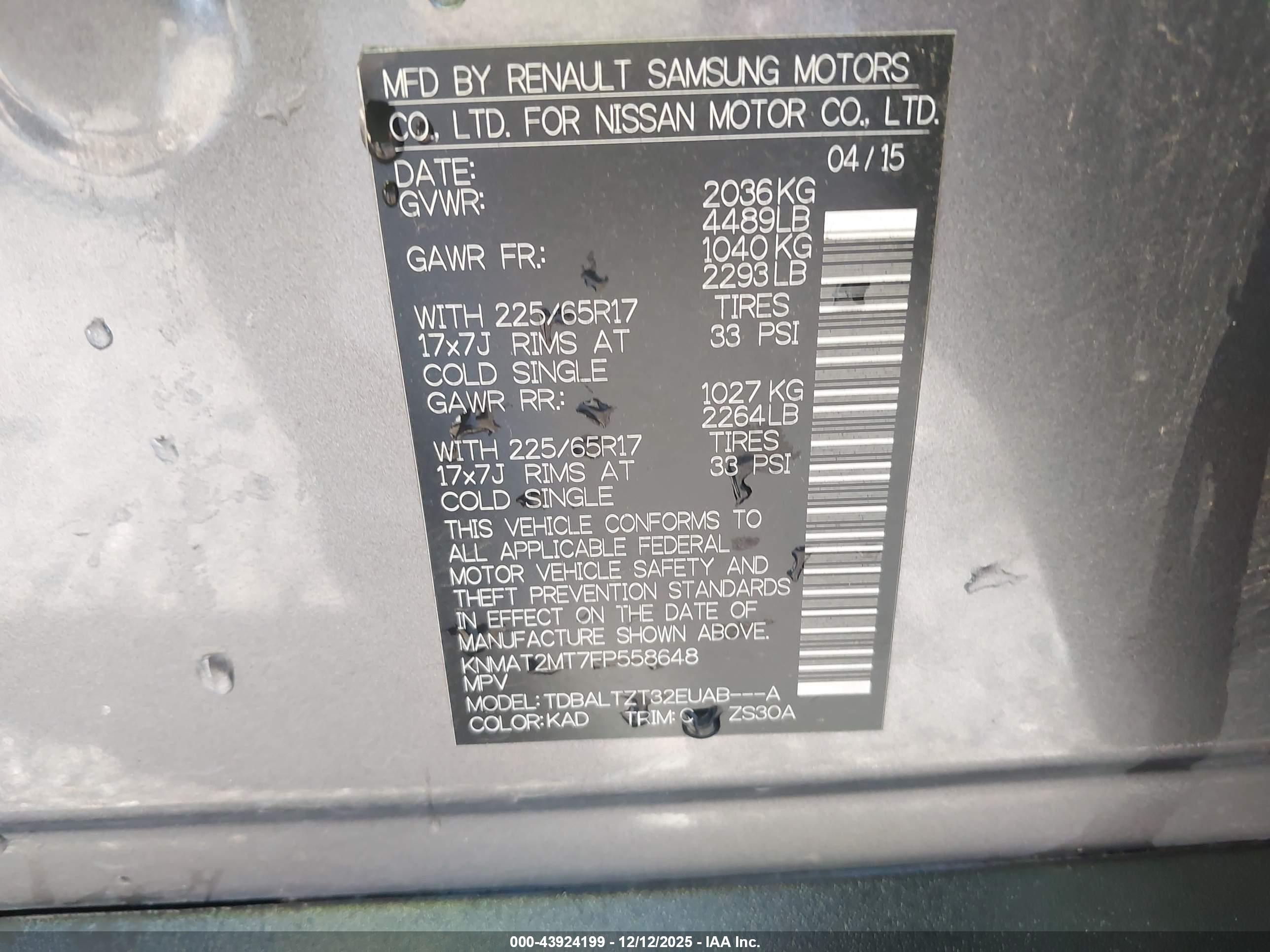 NISSAN ROGUE image 9