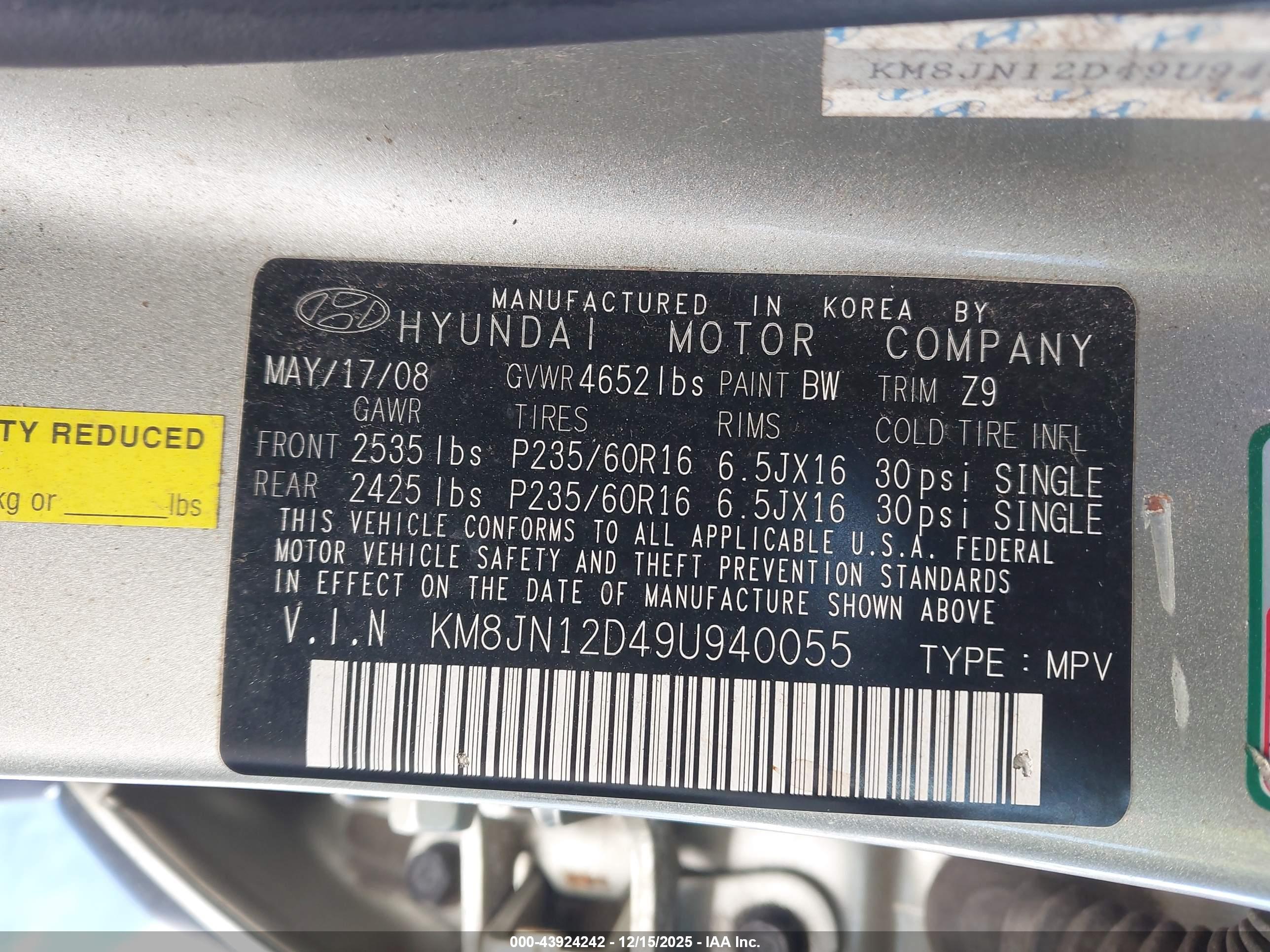 HYUNDAI TUCSON image 9
