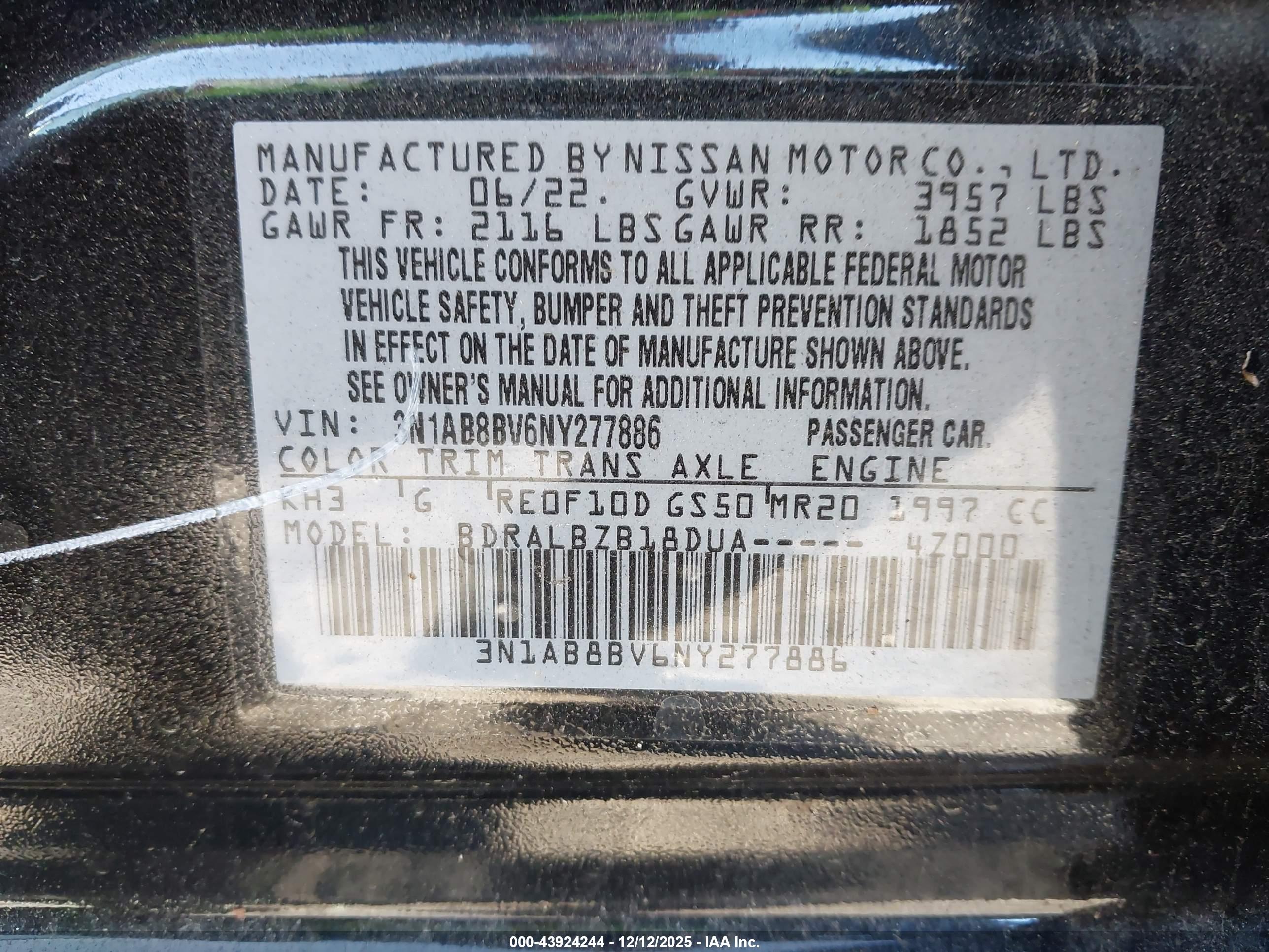 NISSAN SENTRA image 9