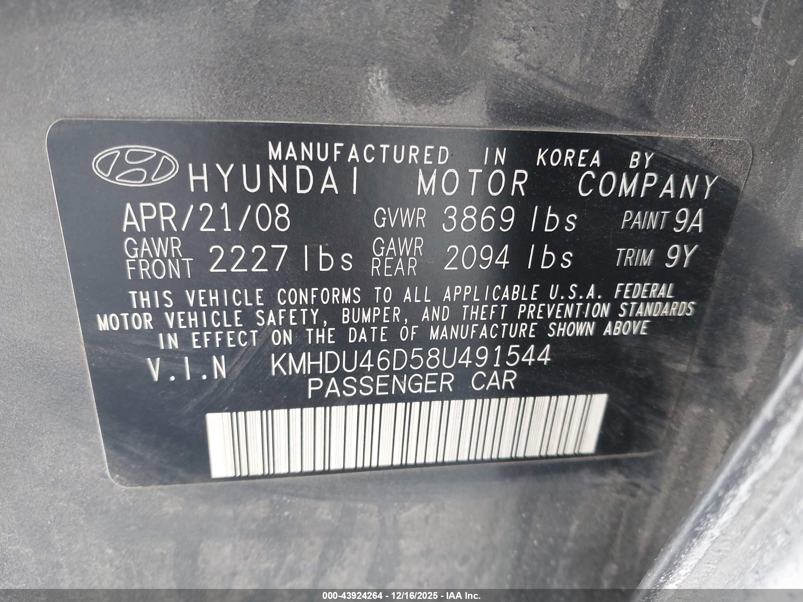 HYUNDAI ELANTRA image 9