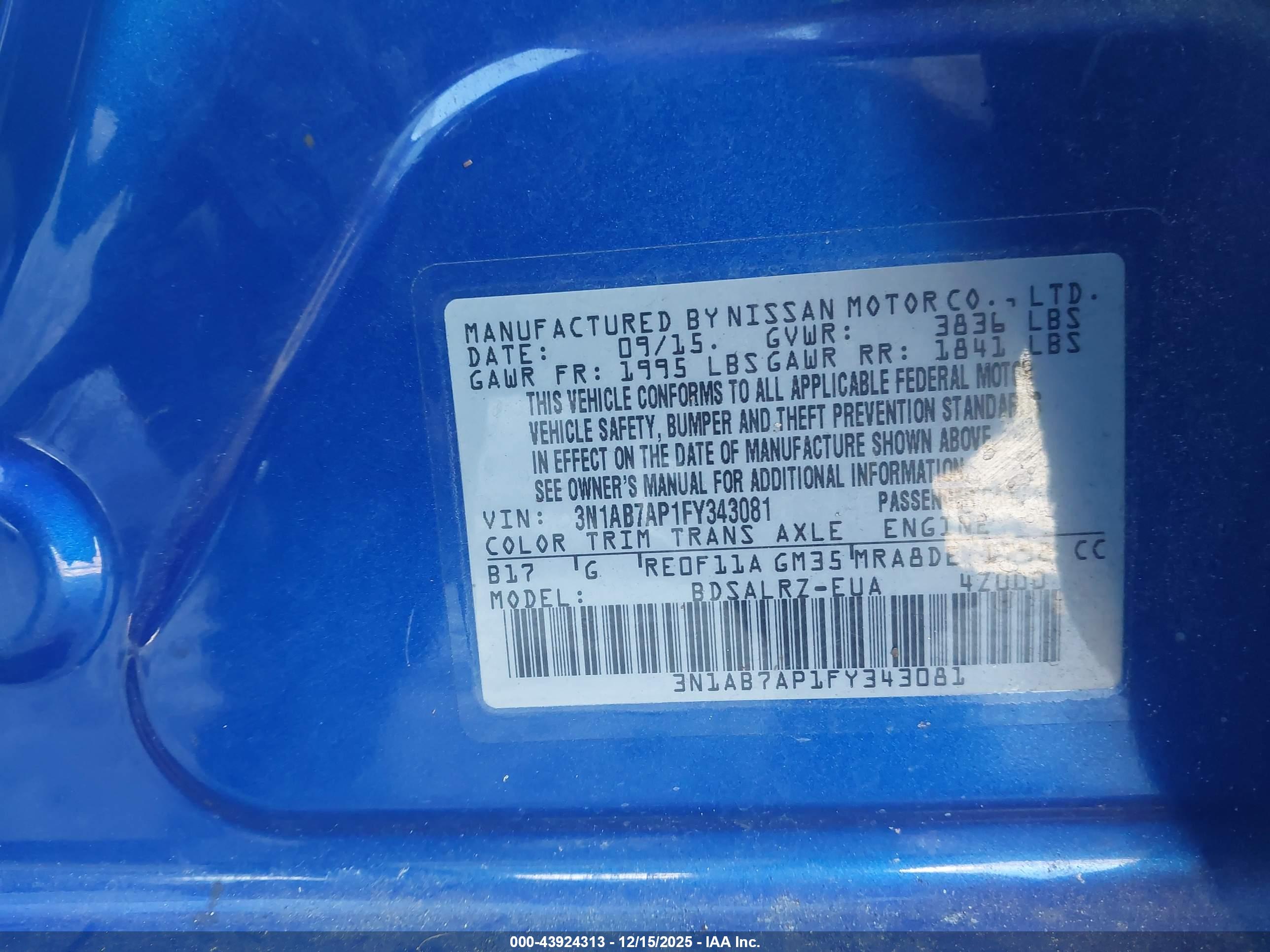 NISSAN SENTRA image 9