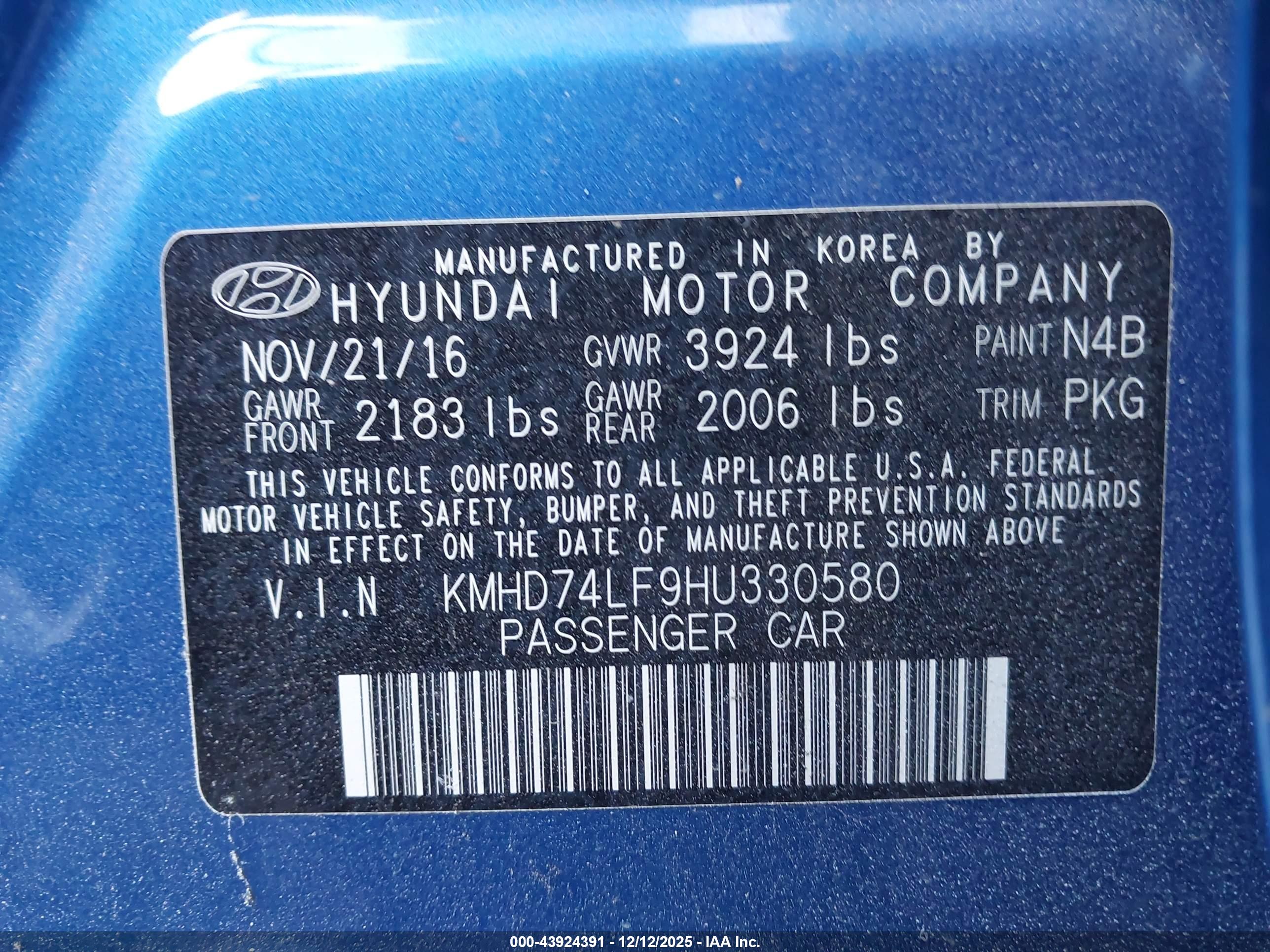 HYUNDAI ELANTRA image 9