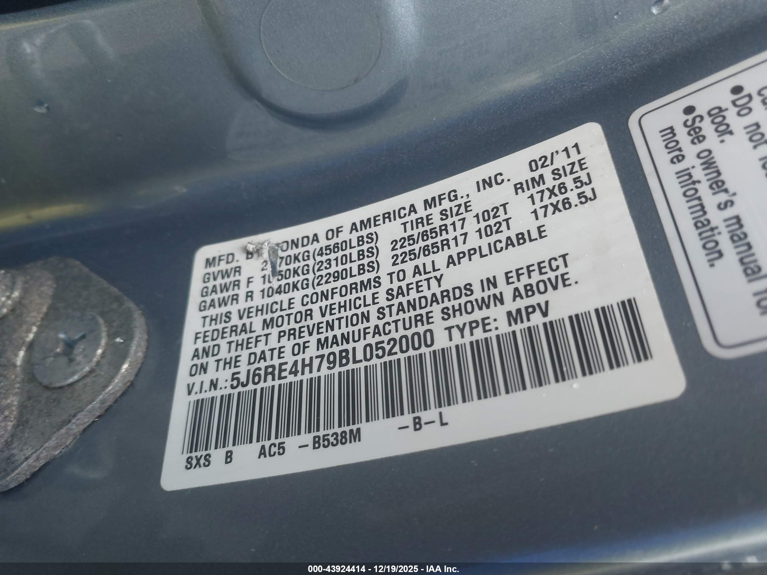 HONDA CR-V image 9