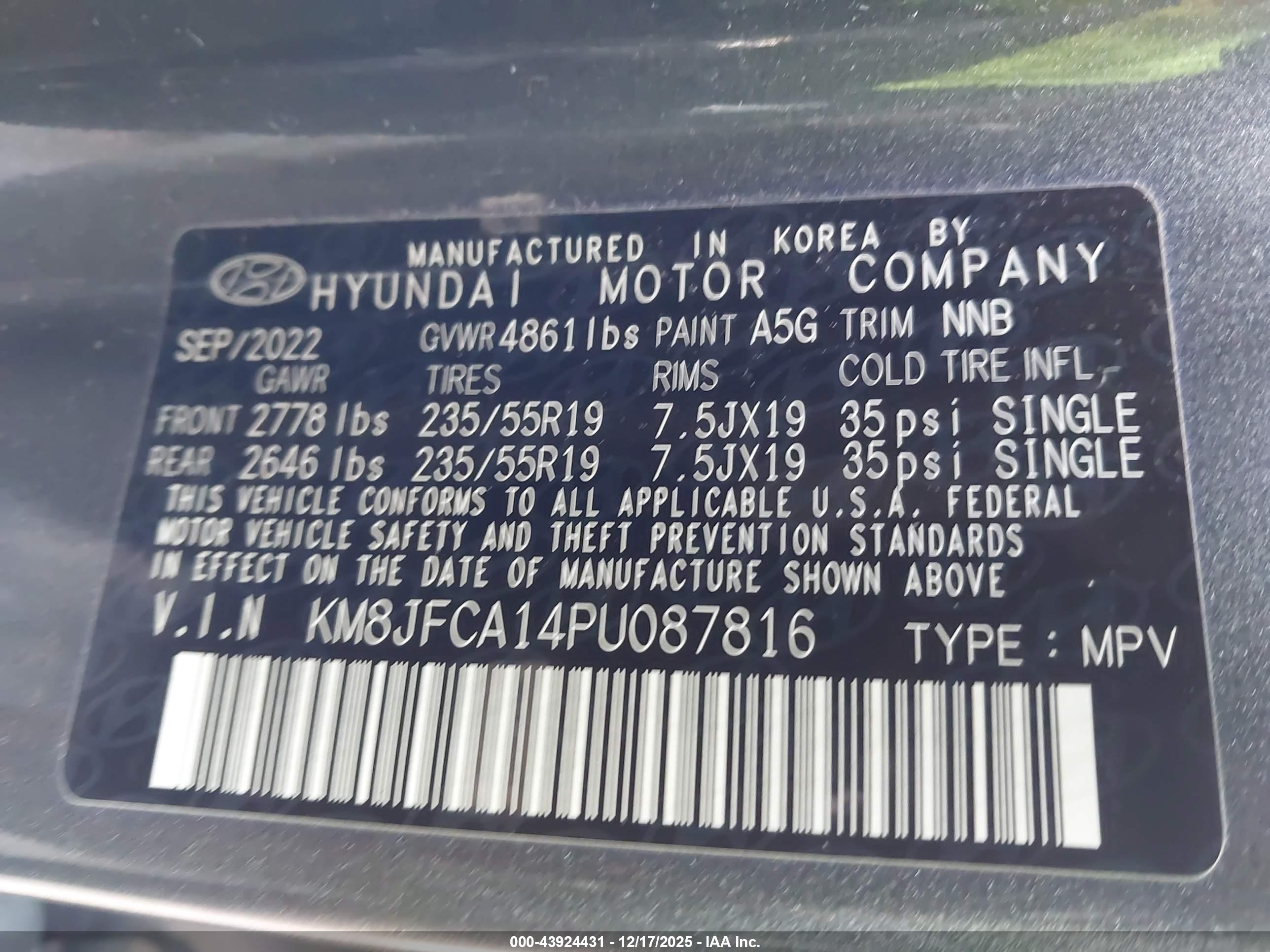 HYUNDAI TUCSON image 9