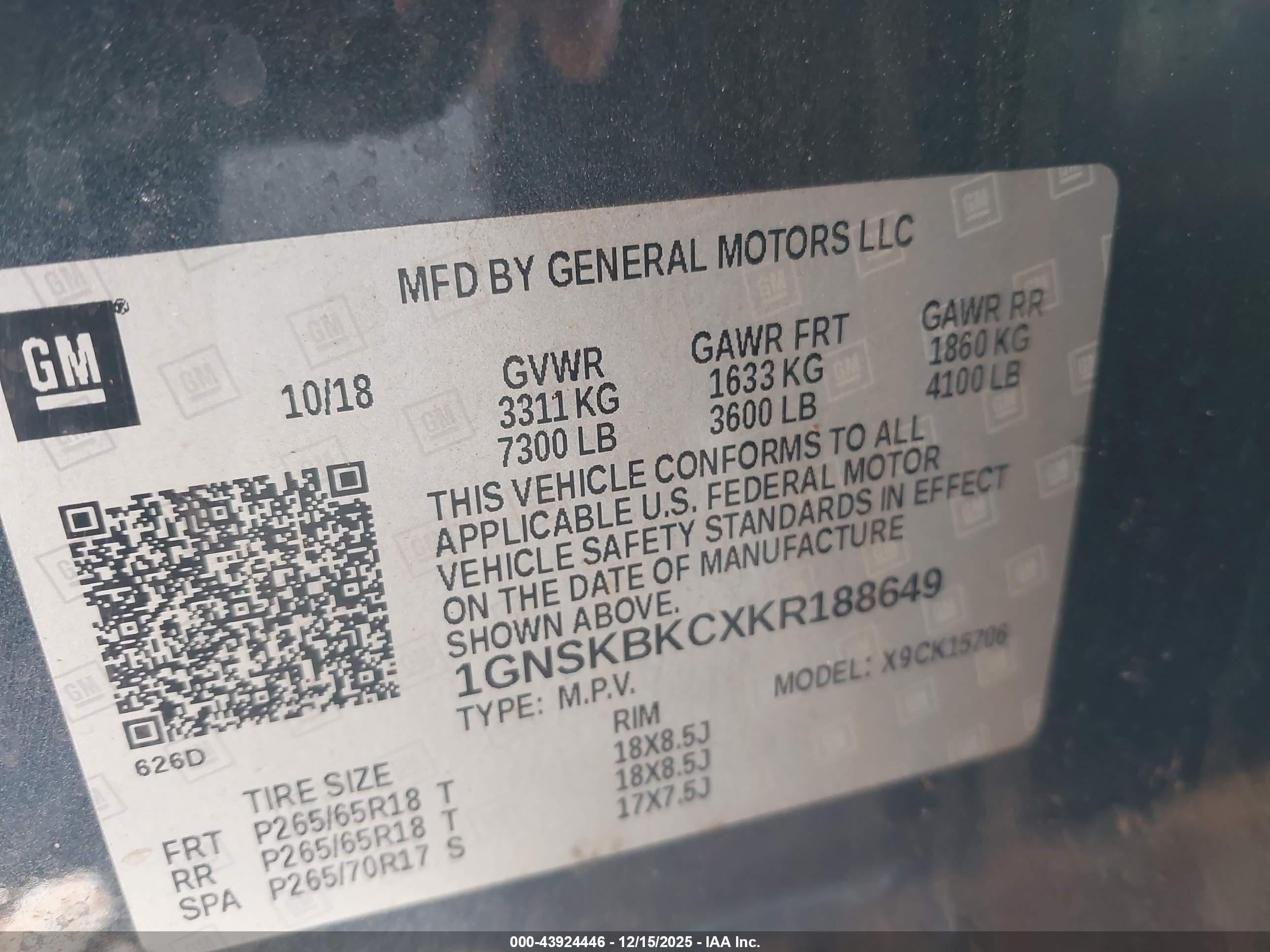CHEVROLET TAHOE image 9