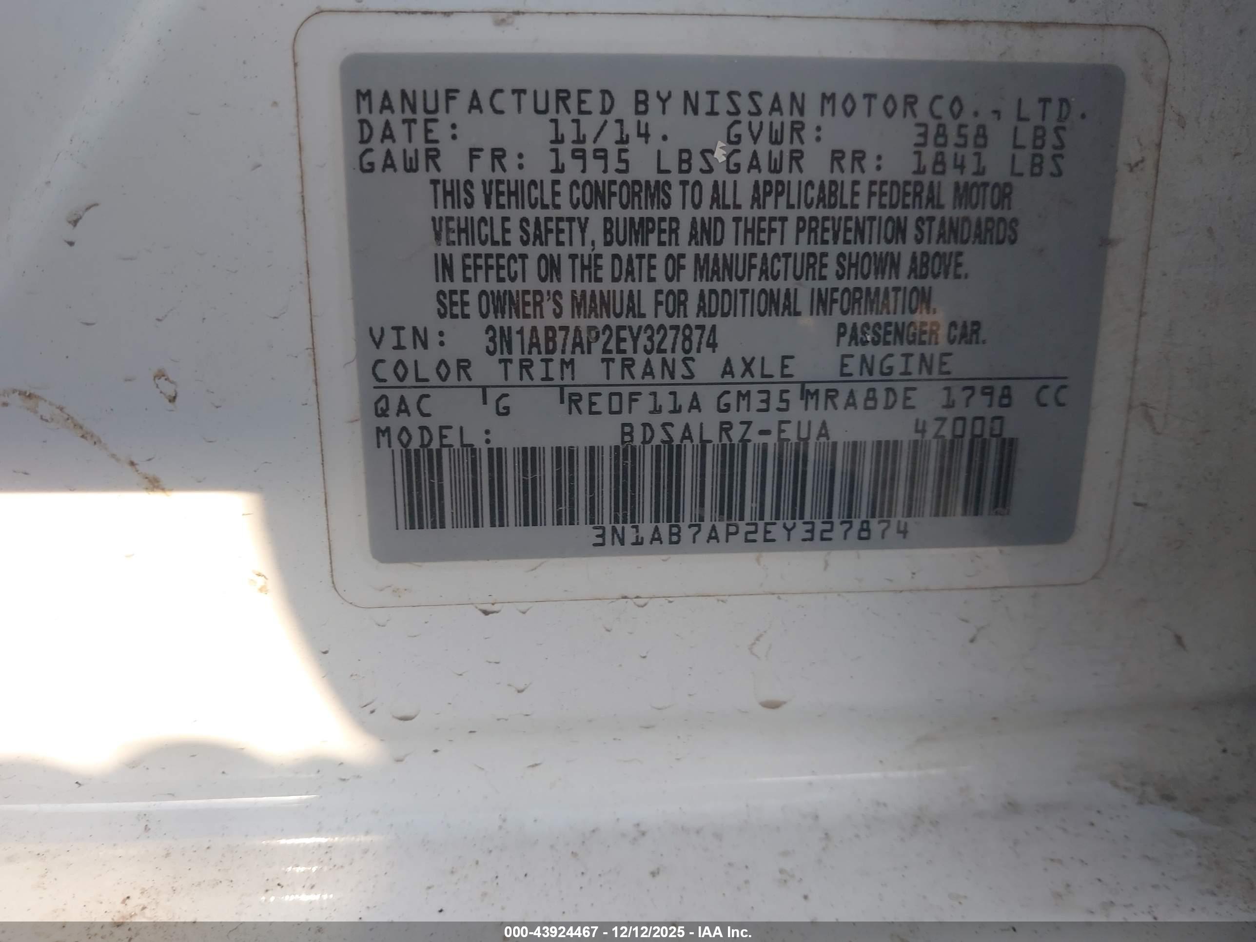 NISSAN SENTRA image 9
