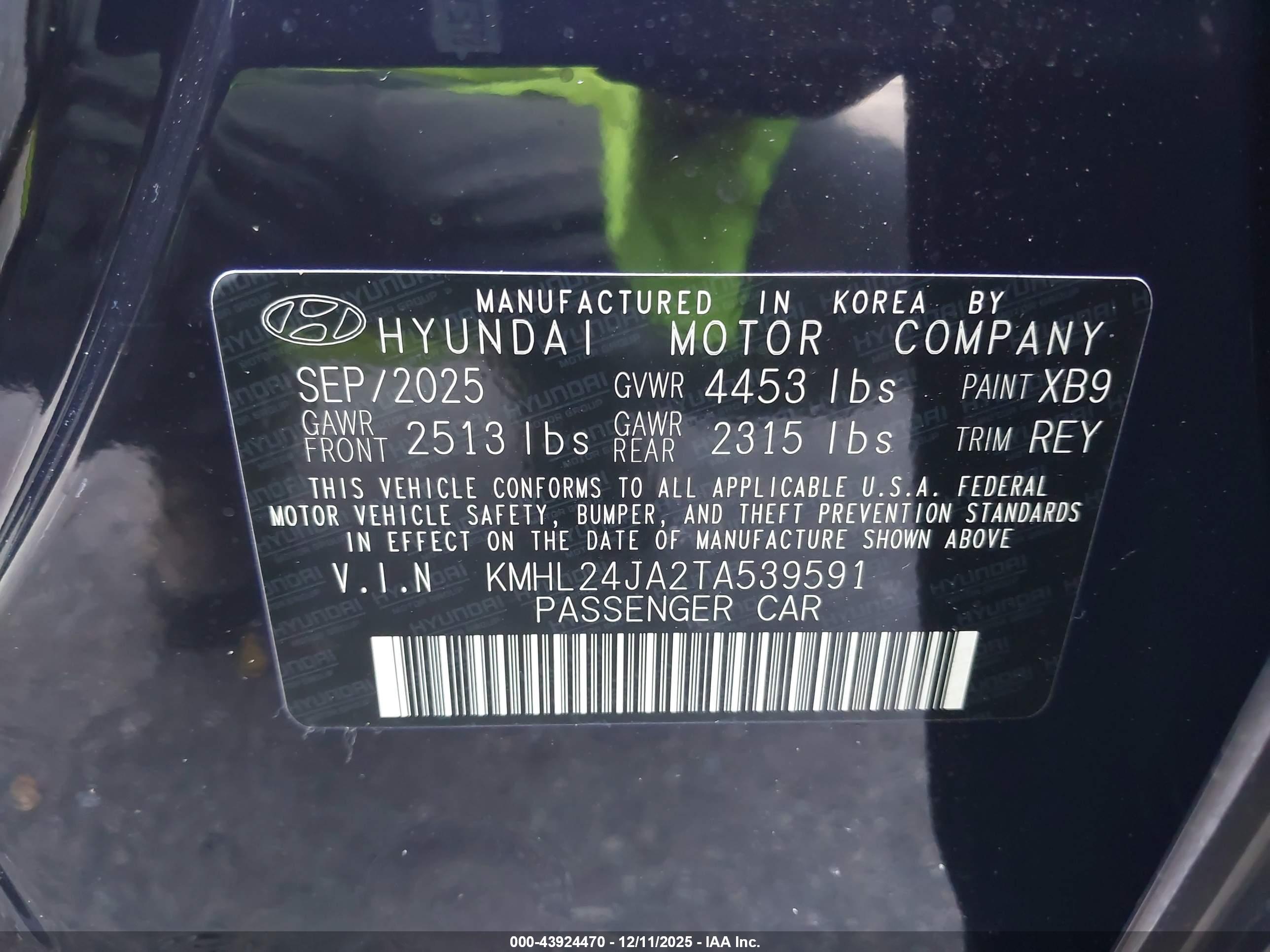 HYUNDAI SONATA image 9