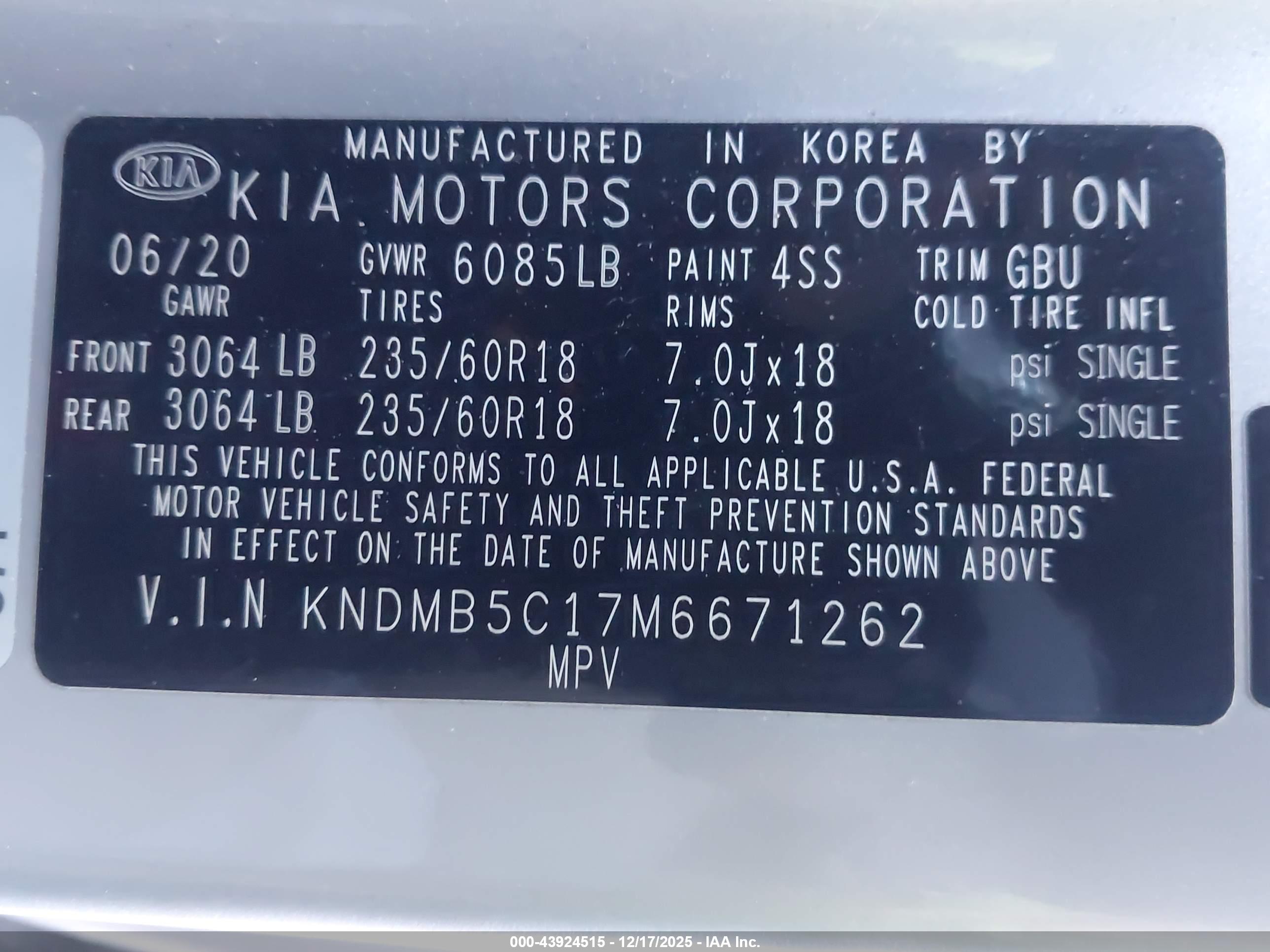KIA SEDONA image 9