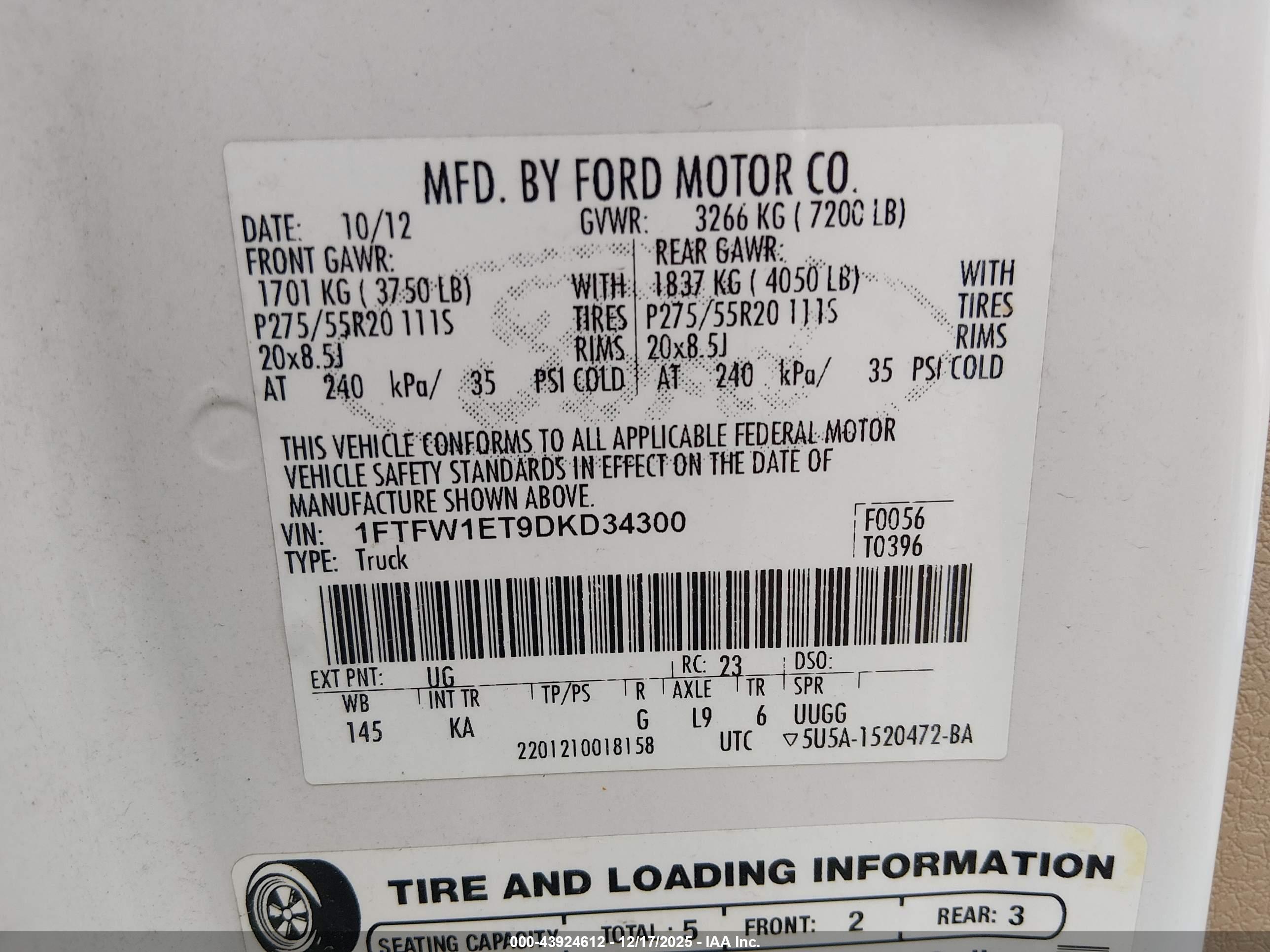 FORD F-150 image 9