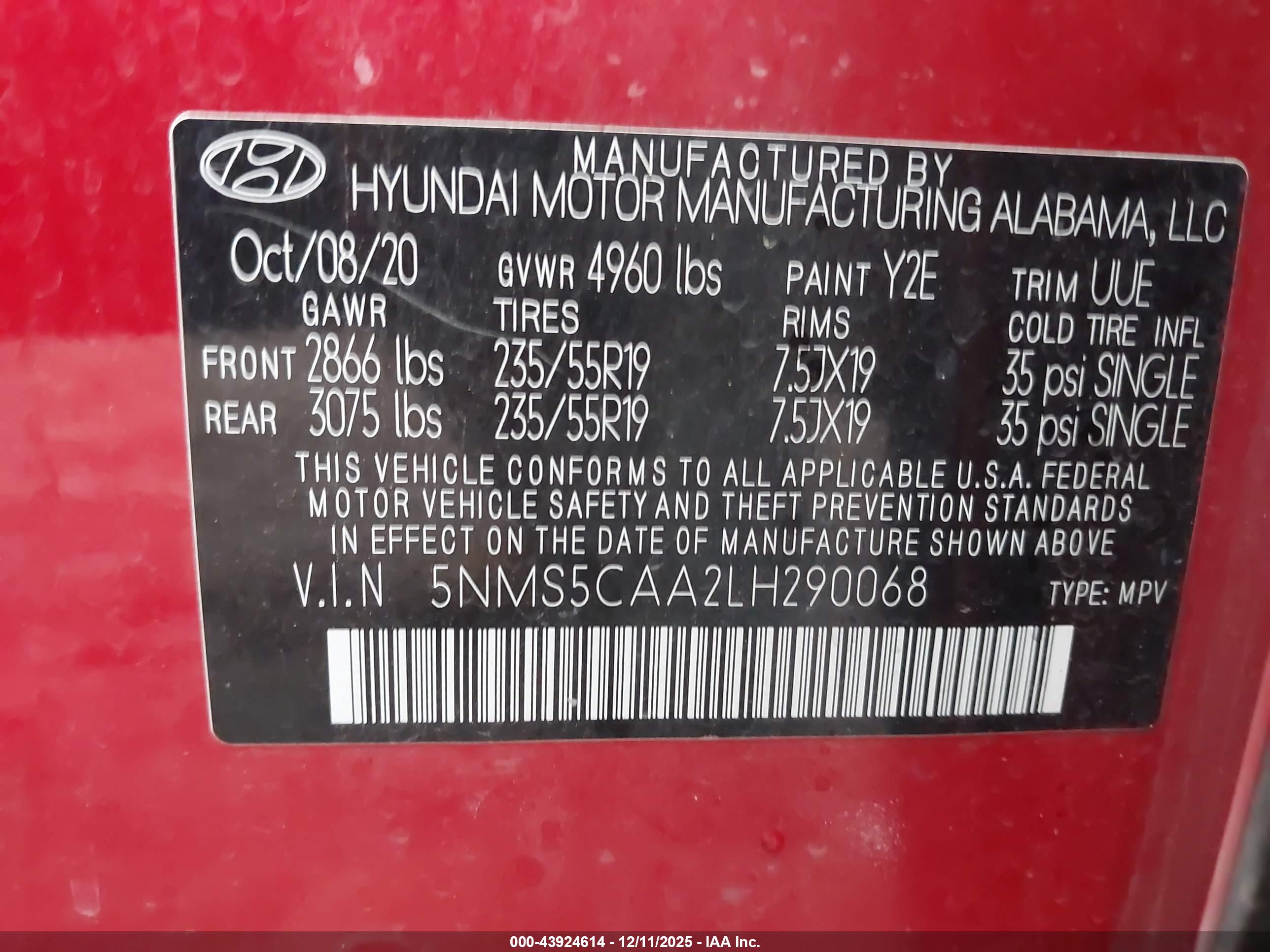 HYUNDAI SANTA image 9