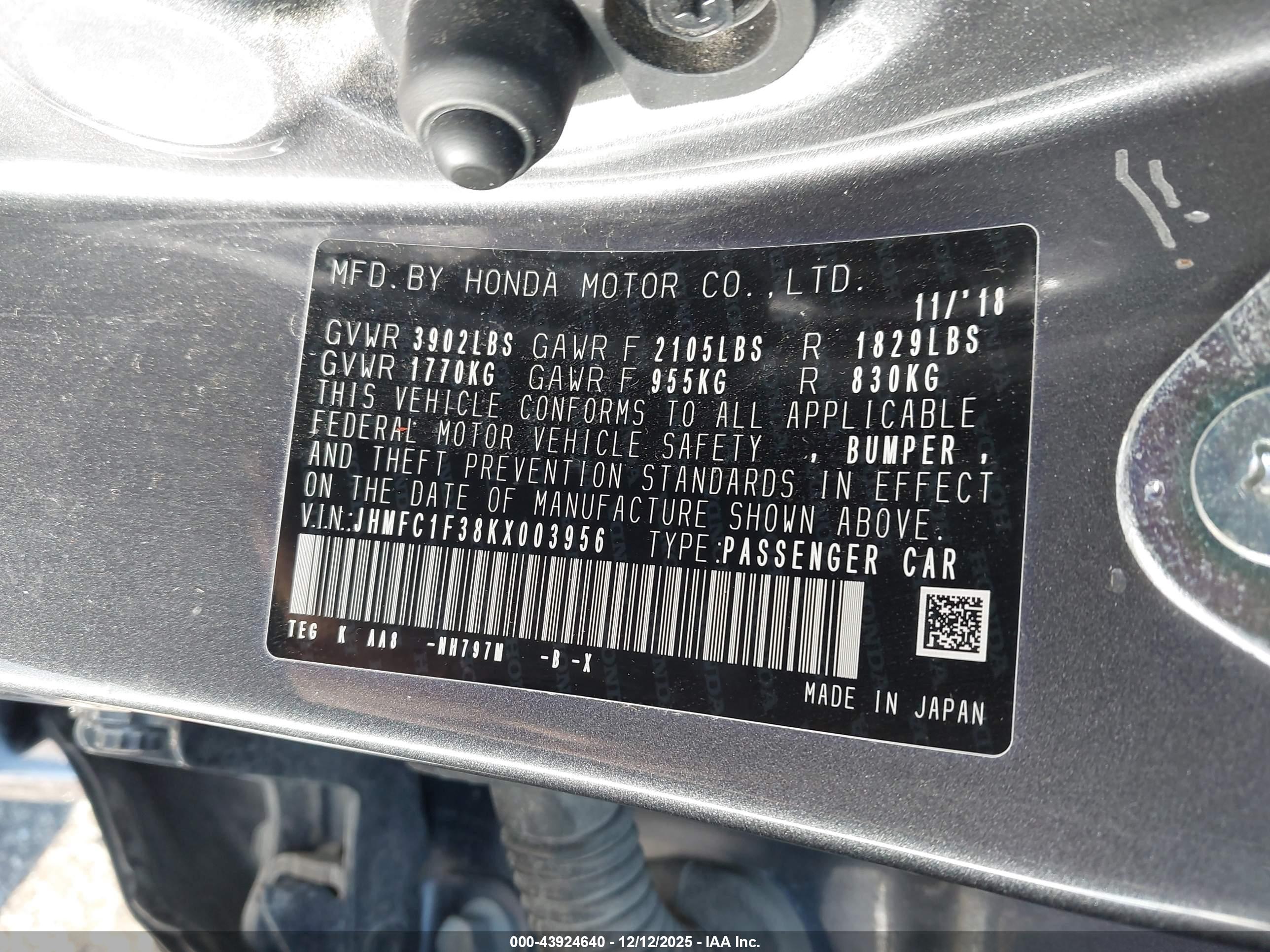 HONDA CIVIC image 9