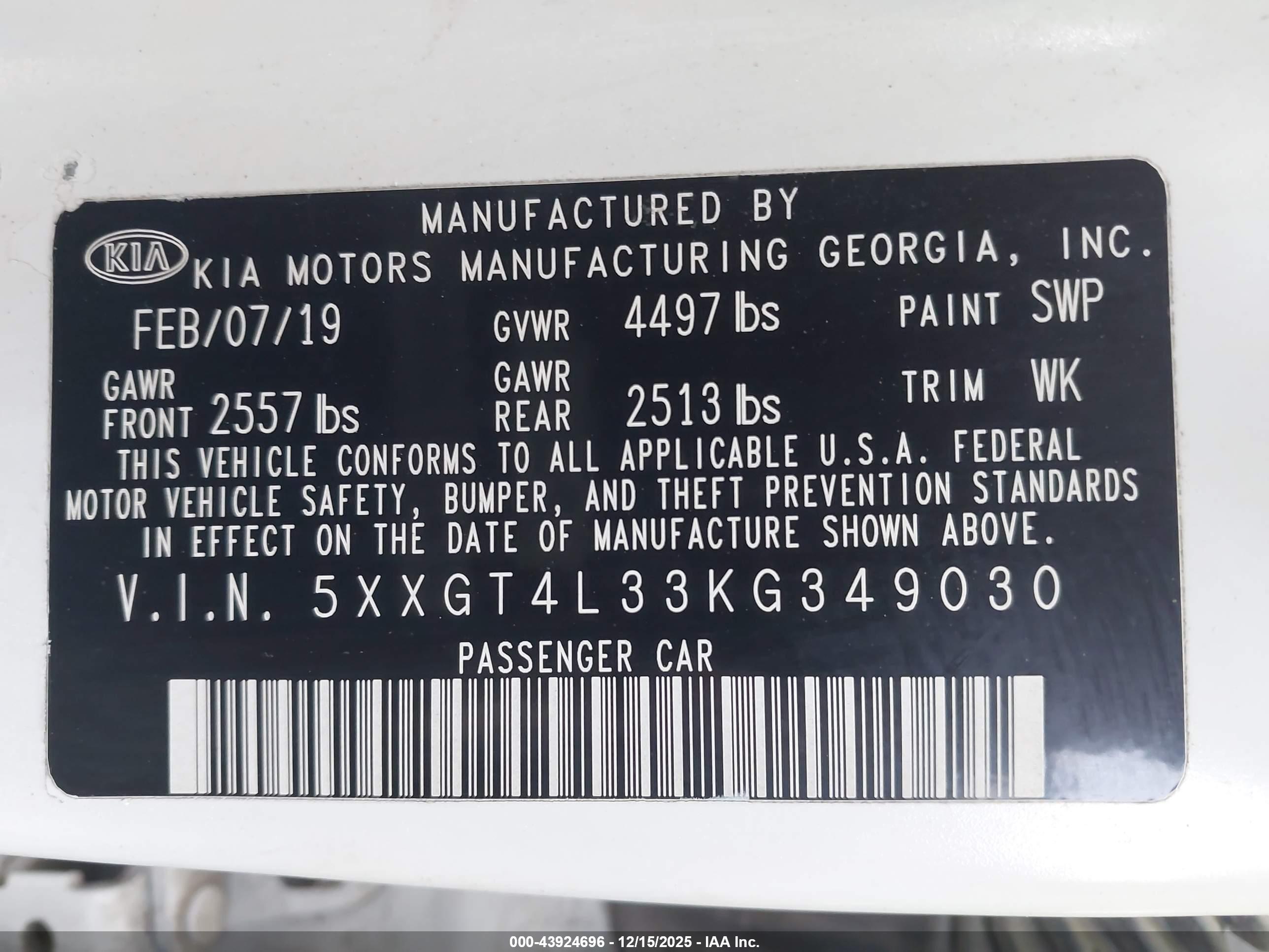 KIA OPTIMA image 9
