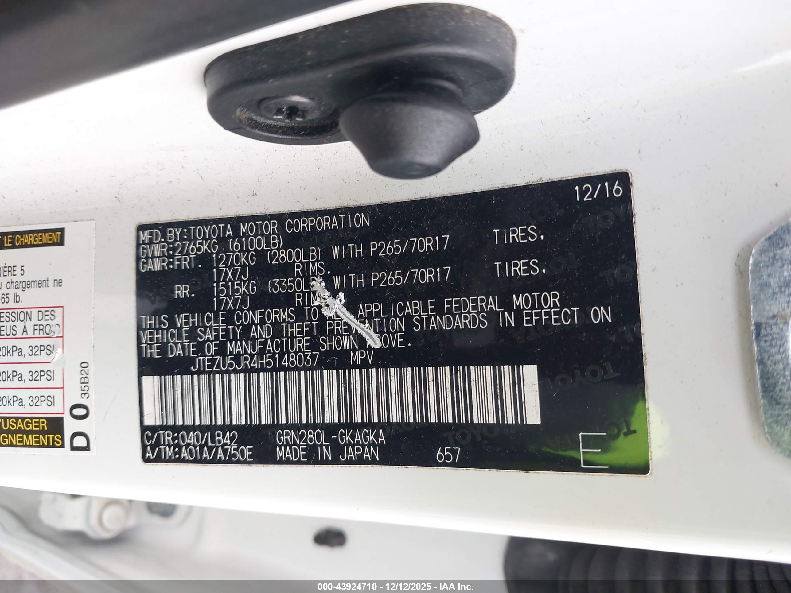 TOYOTA 4RUNNER image 9