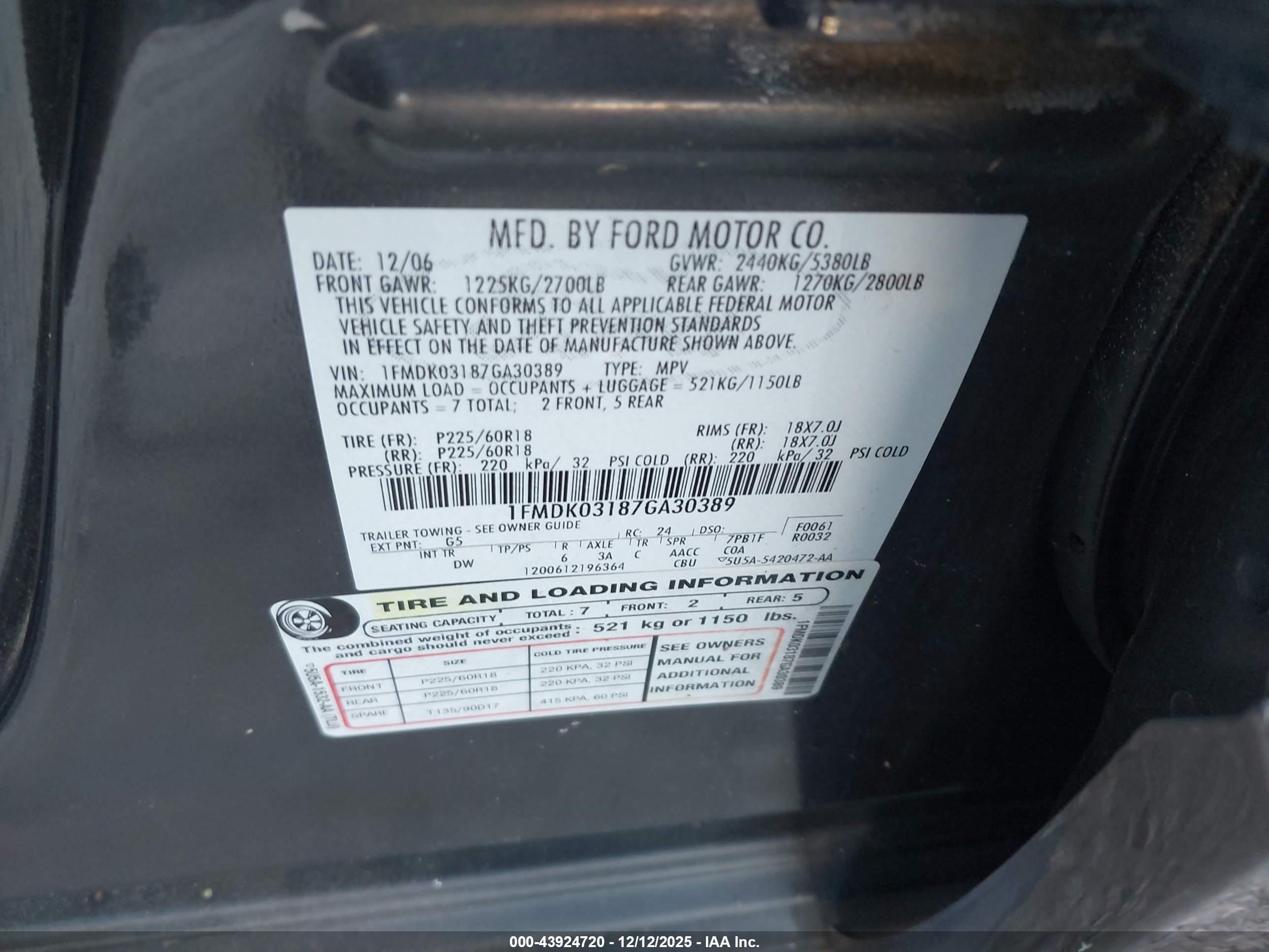 FORD FREESTYLE image 9