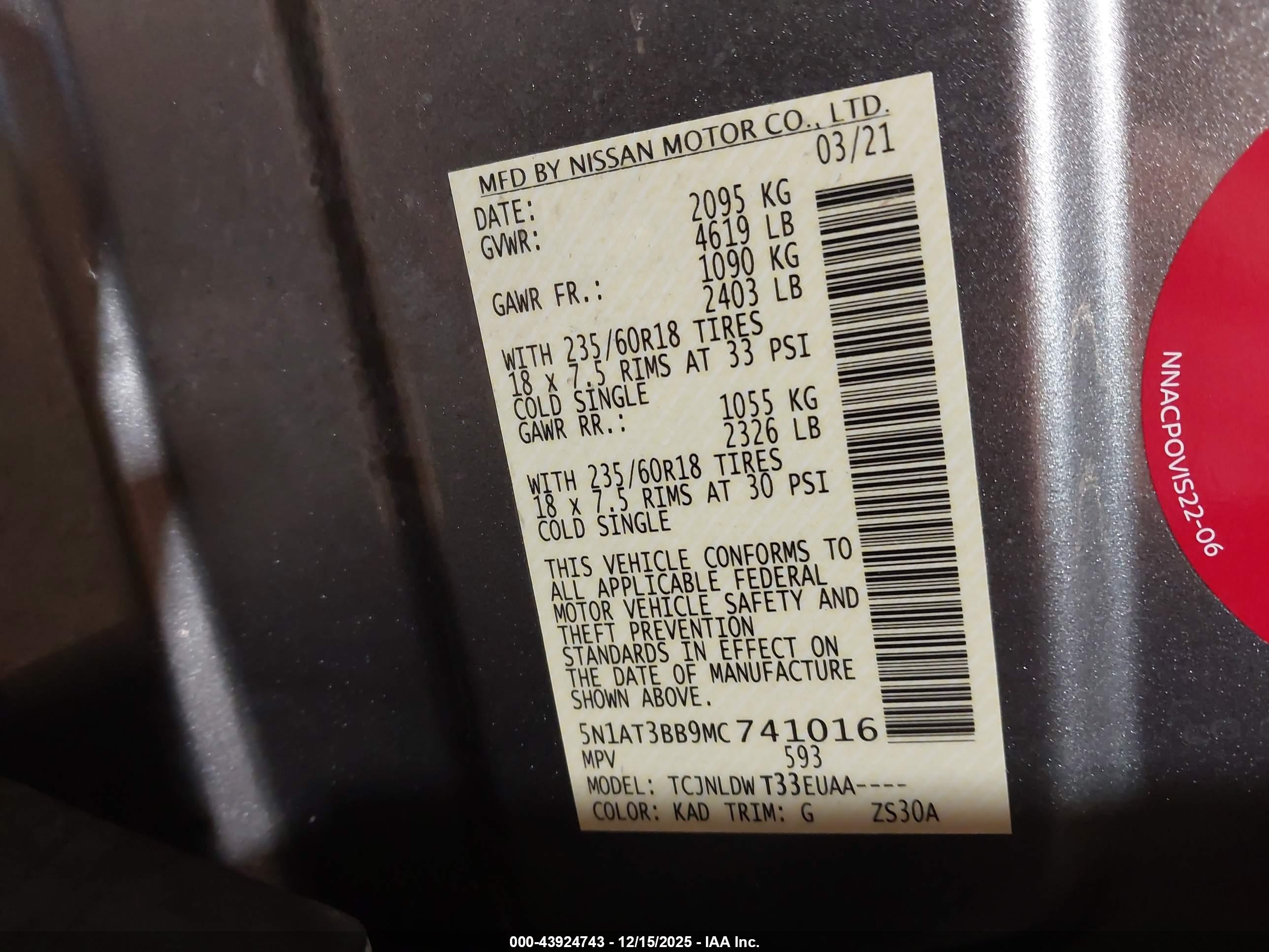 NISSAN ROGUE image 9