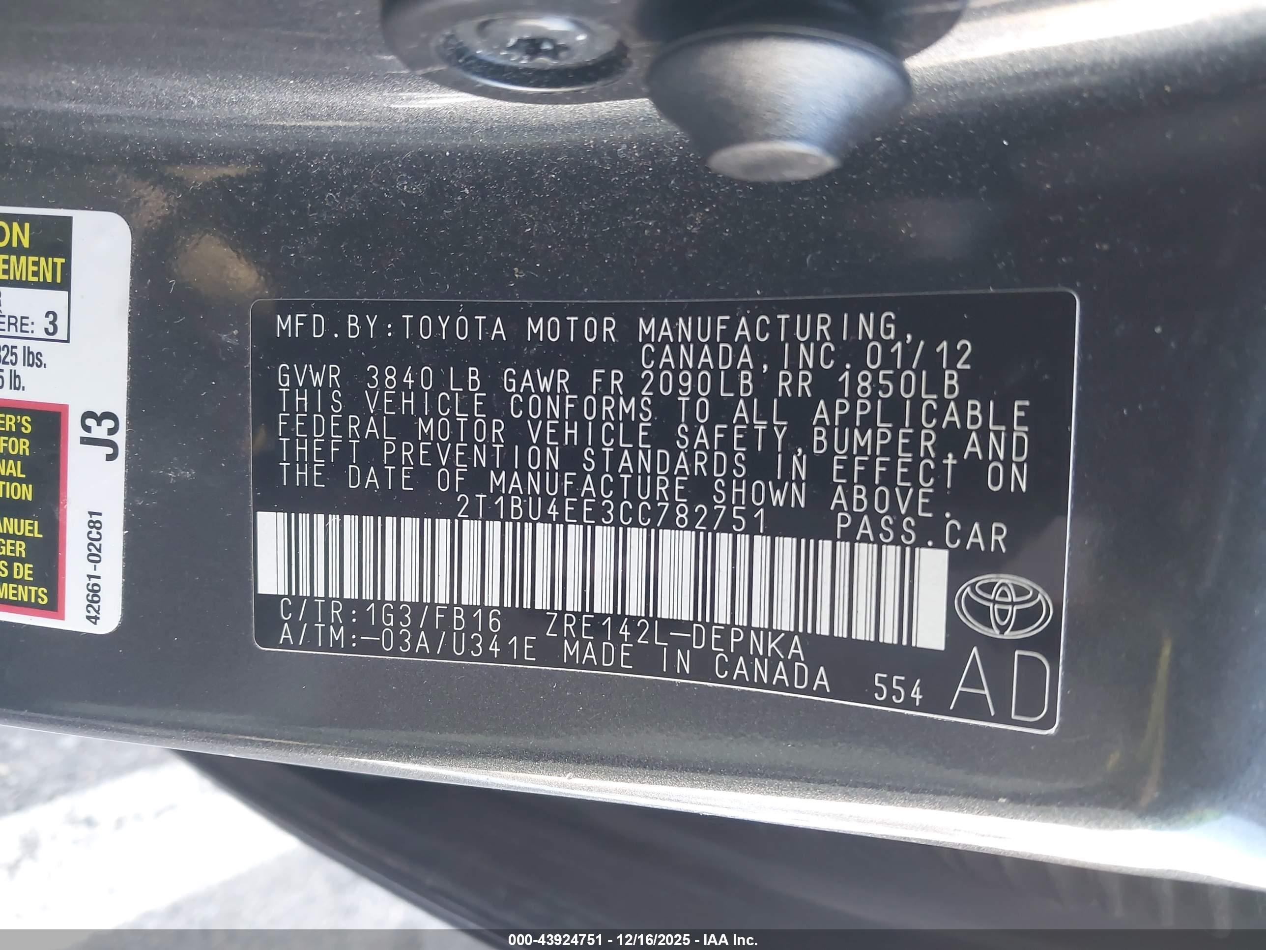 TOYOTA COROLLA image 9