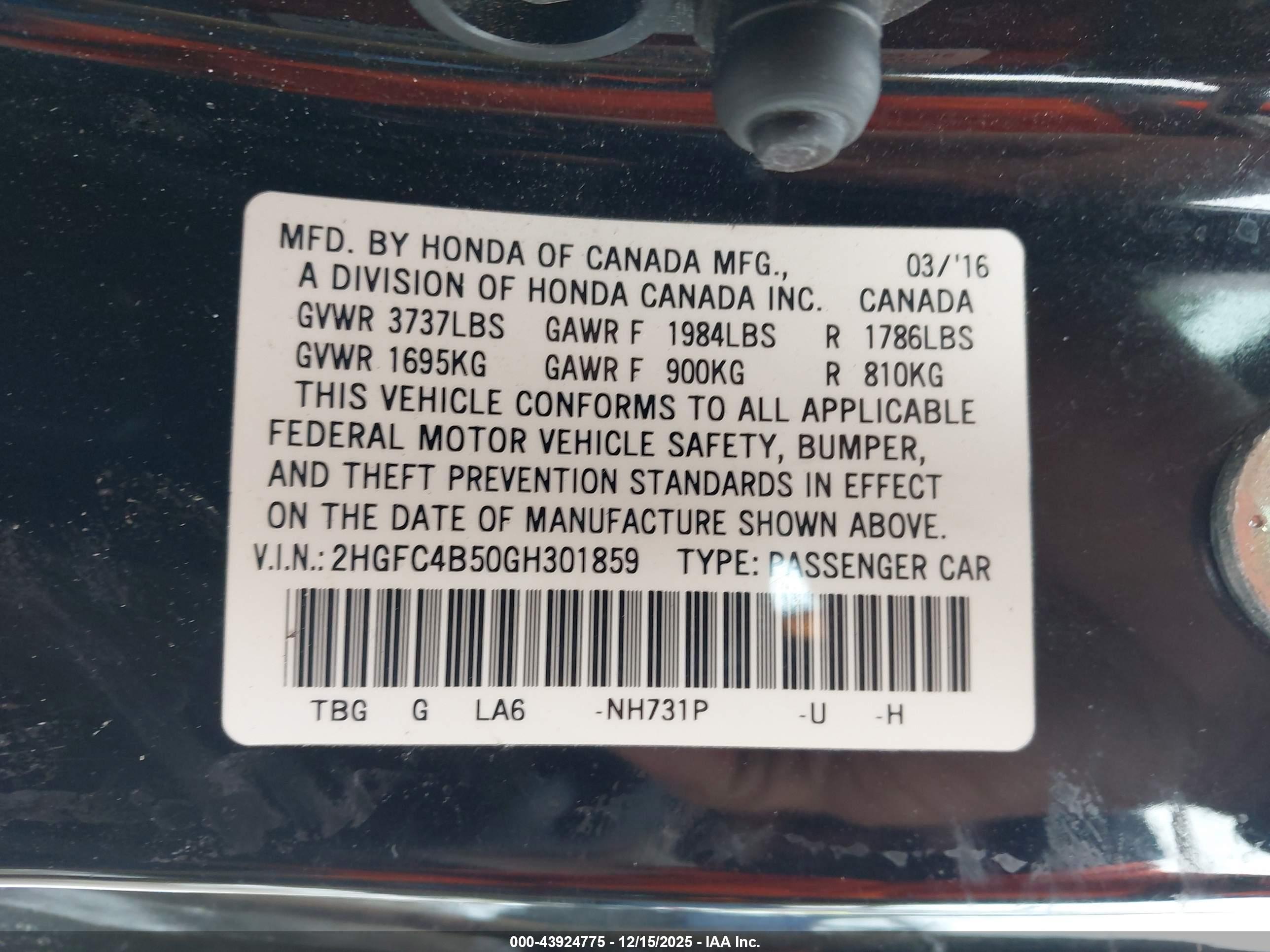 HONDA CIVIC image 9