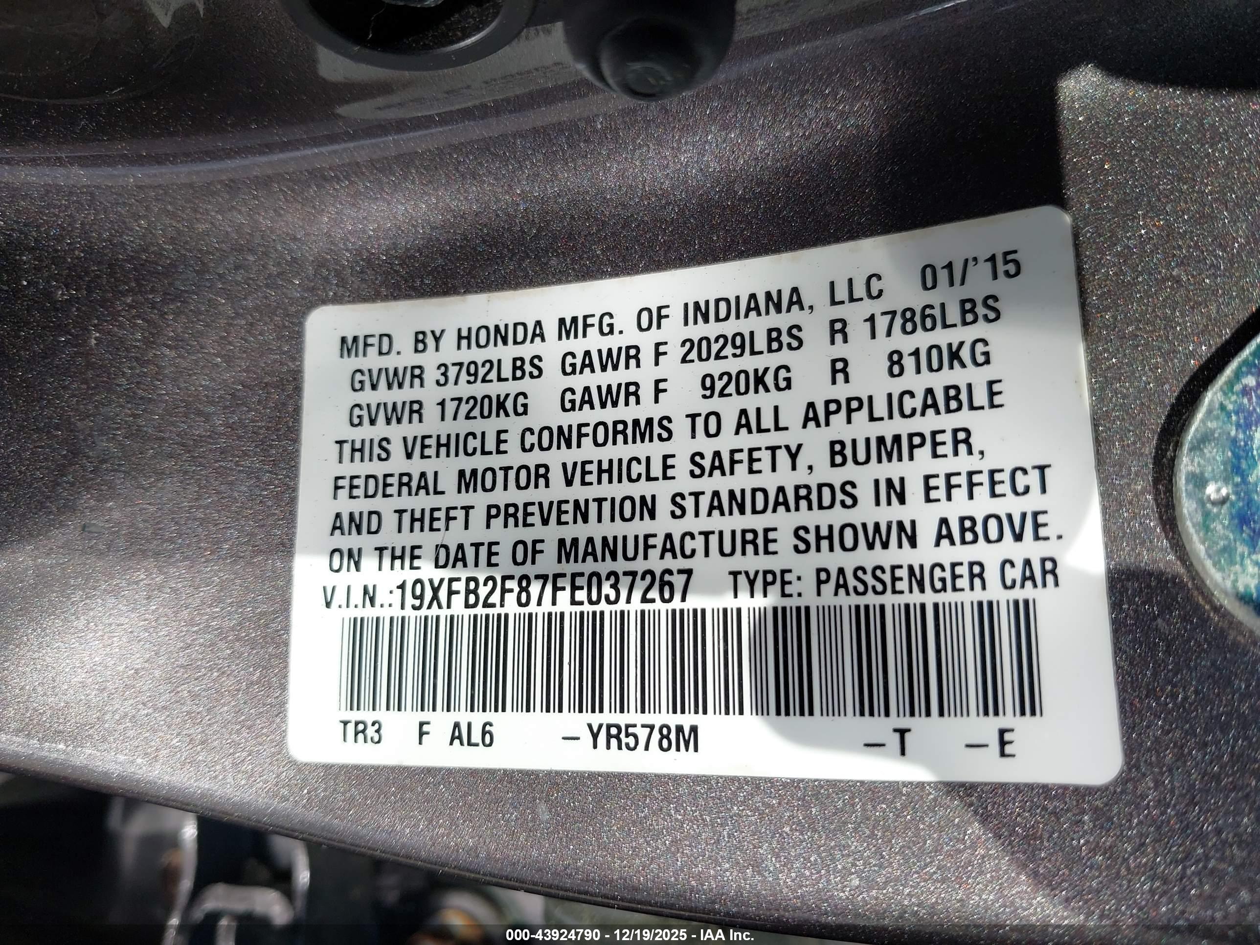 HONDA CIVIC image 9