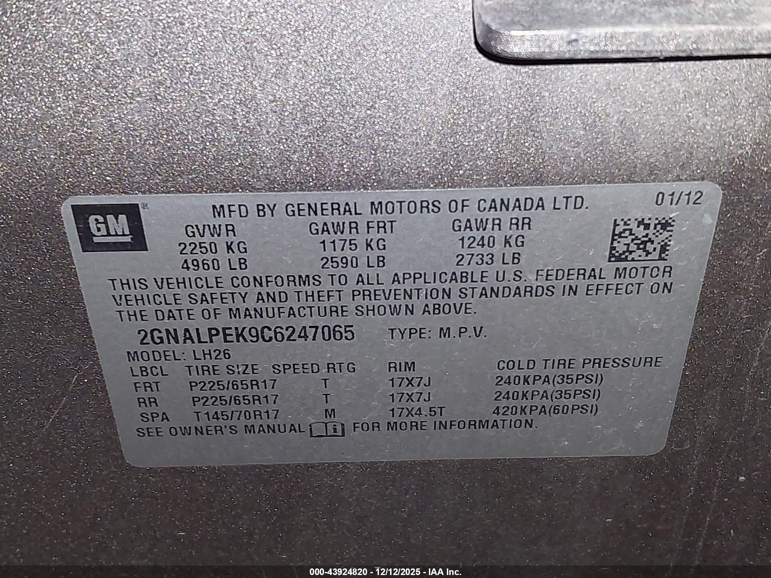 CHEVROLET EQUINOX image 9