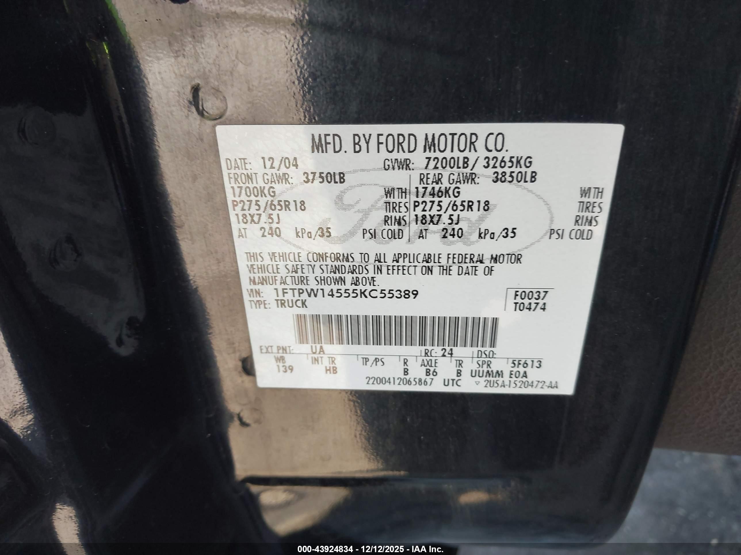 FORD F-150 image 9