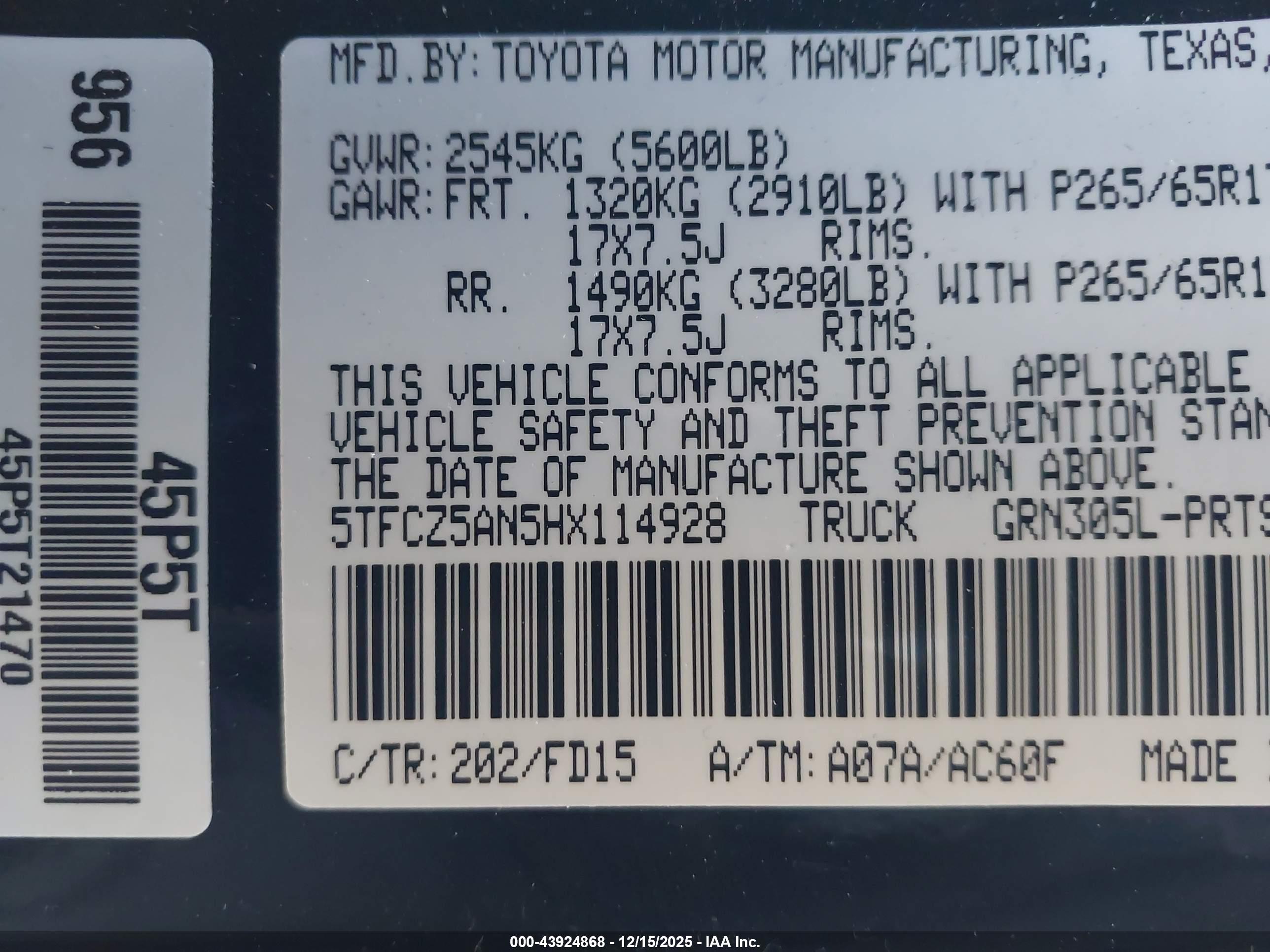 TOYOTA TACOMA image 9