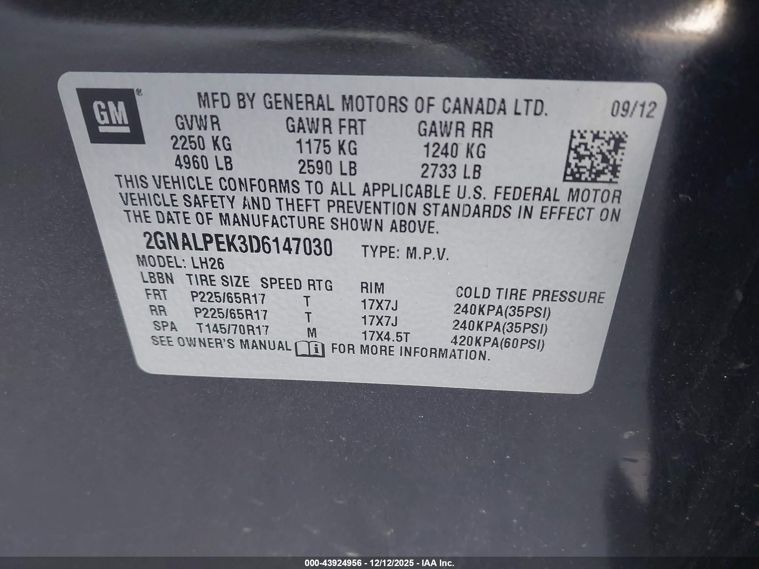 CHEVROLET EQUINOX image 9