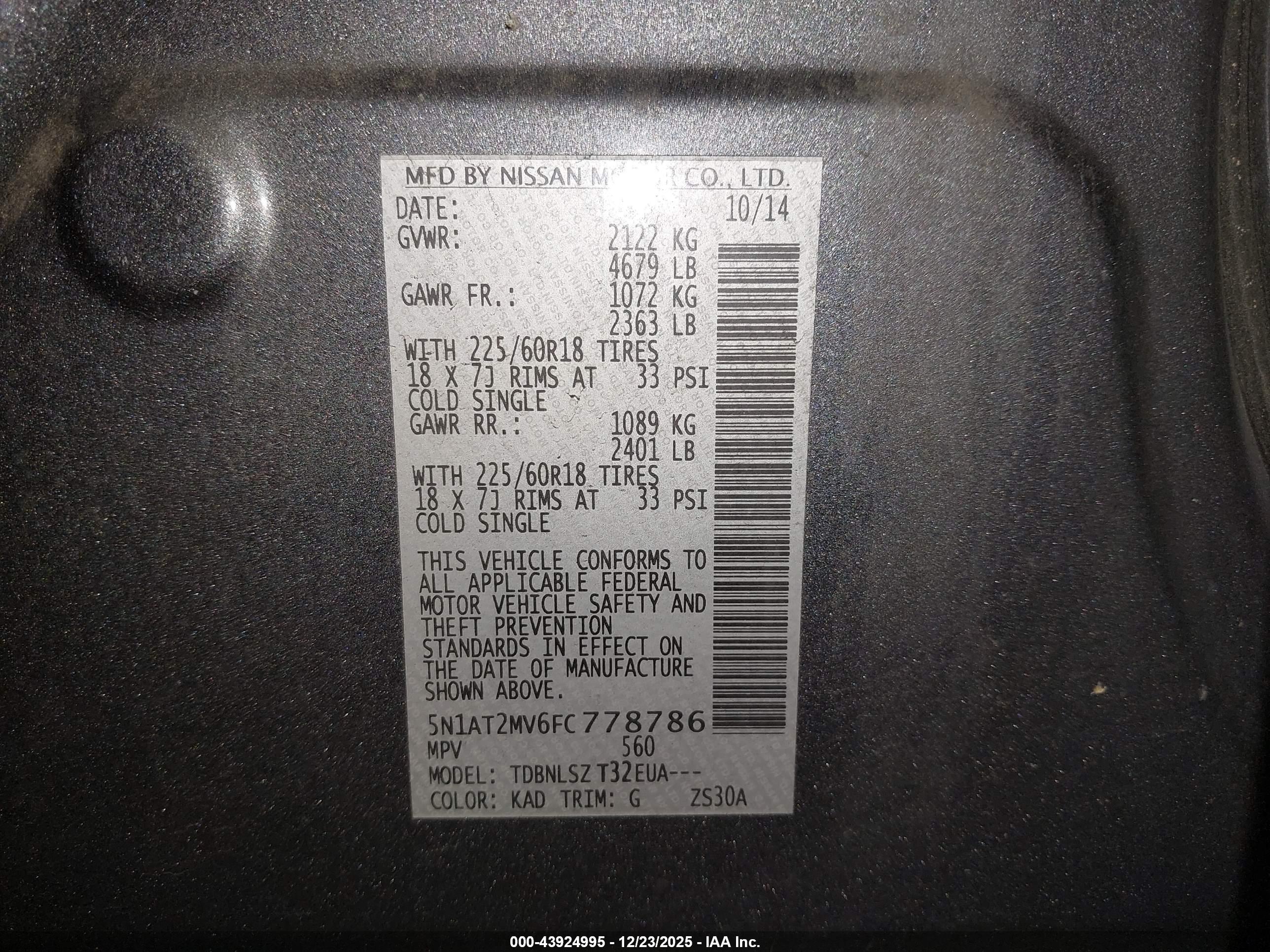 NISSAN ROGUE image 9