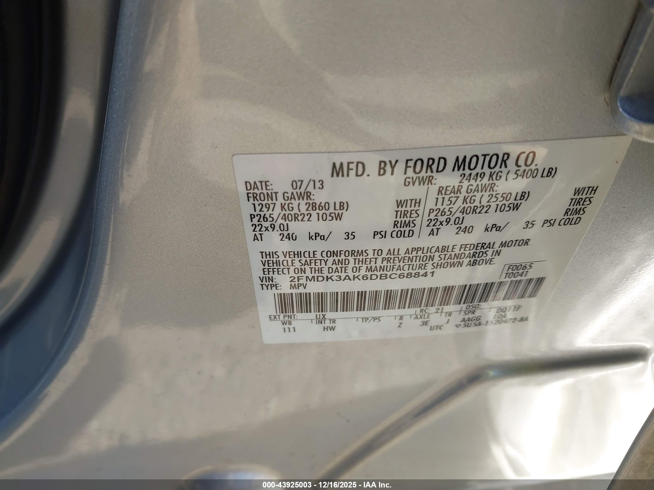 FORD EDGE image 9