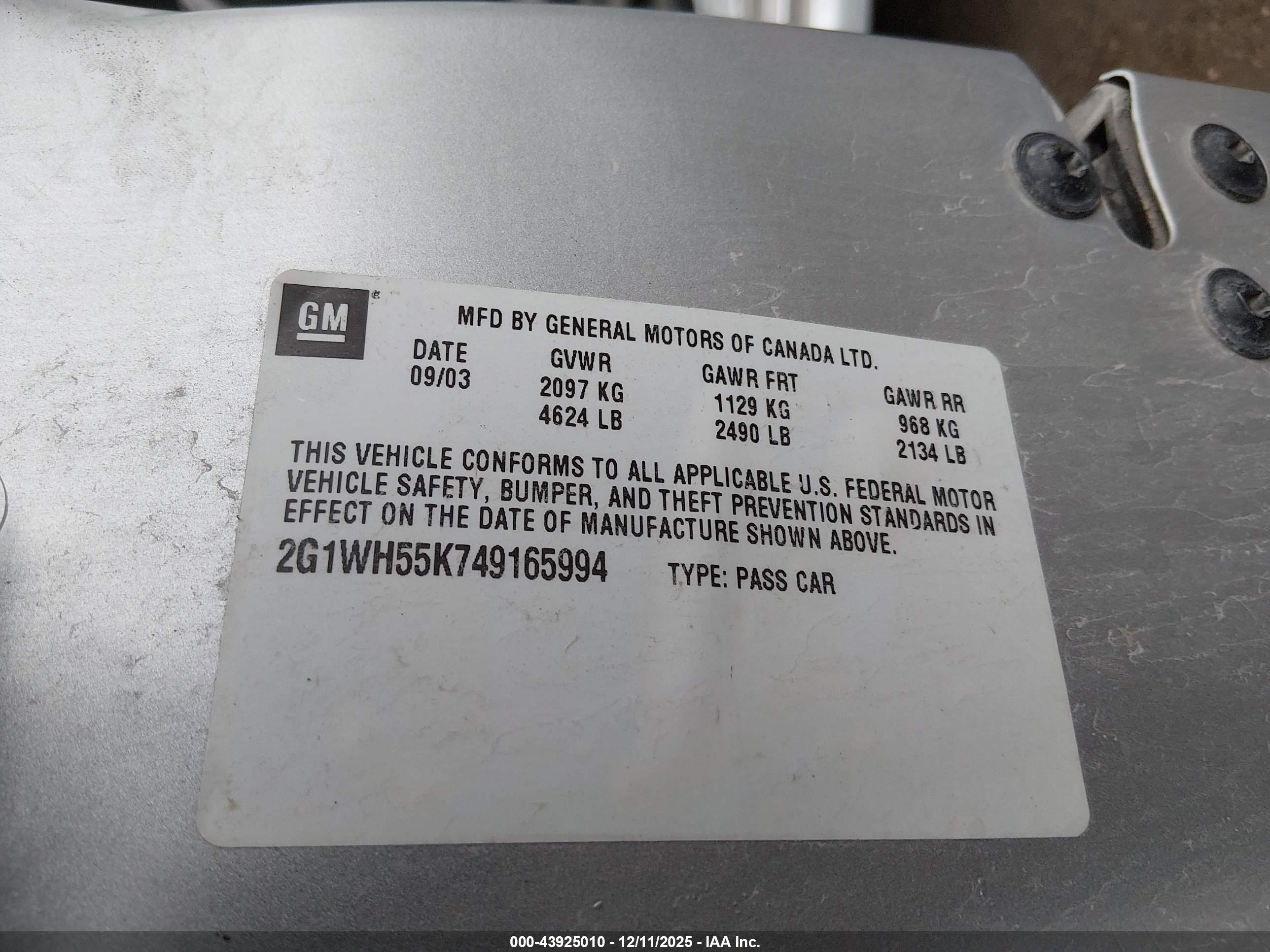 CHEVROLET IMPALA image 9