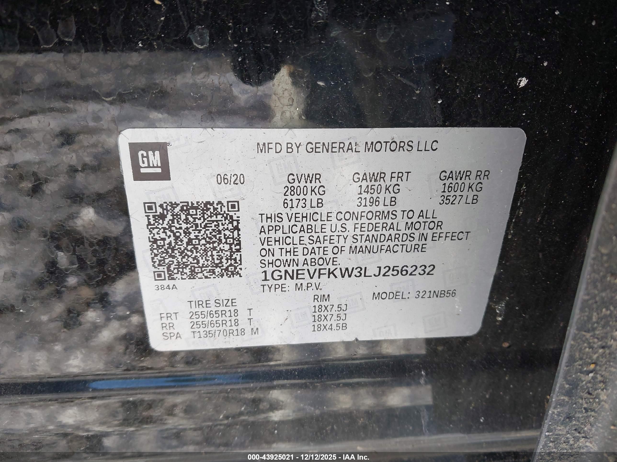 CHEVROLET TRAVERSE image 9