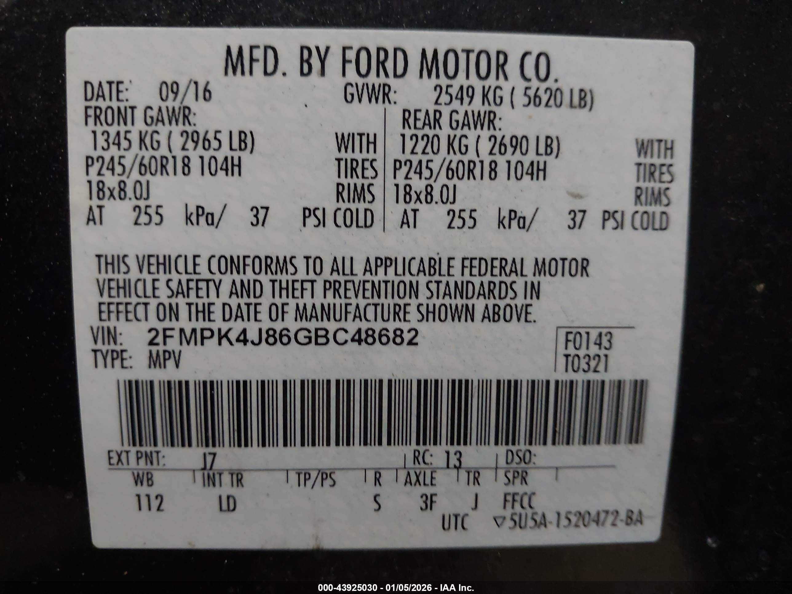 FORD EDGE image 9